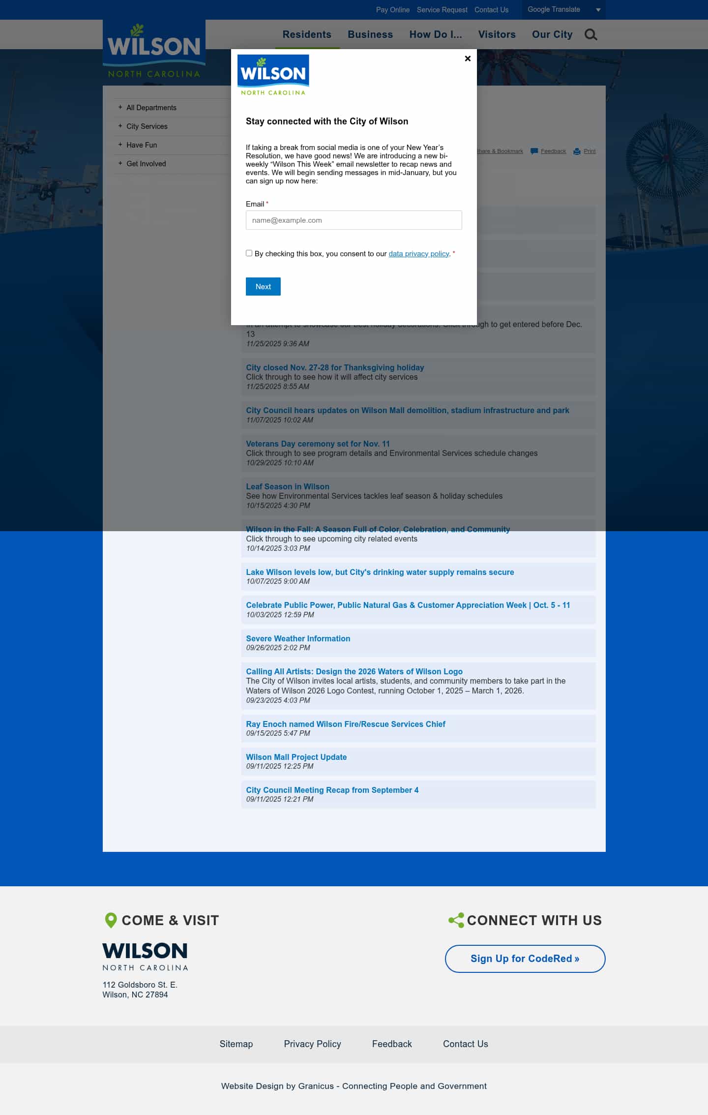 Latest website image capture