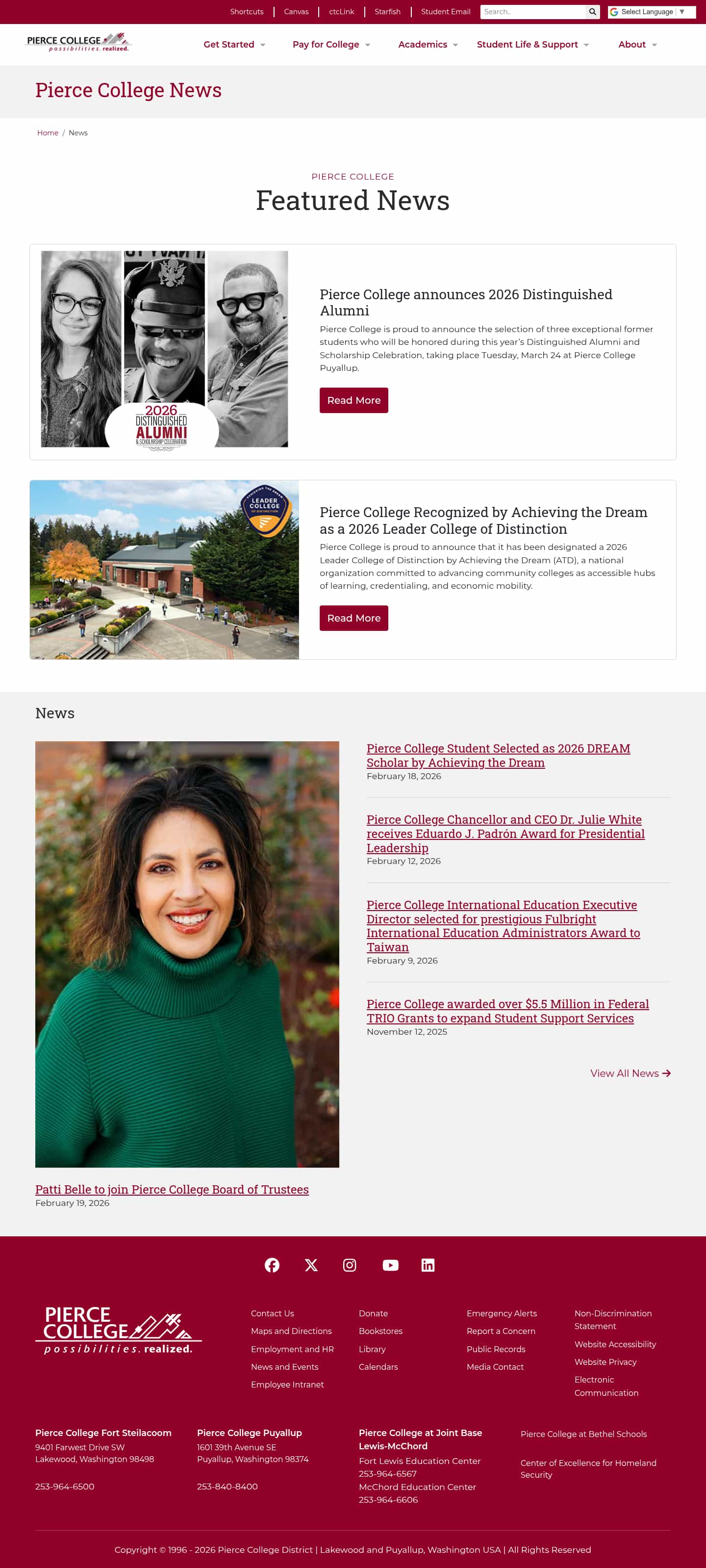 Latest website image capture