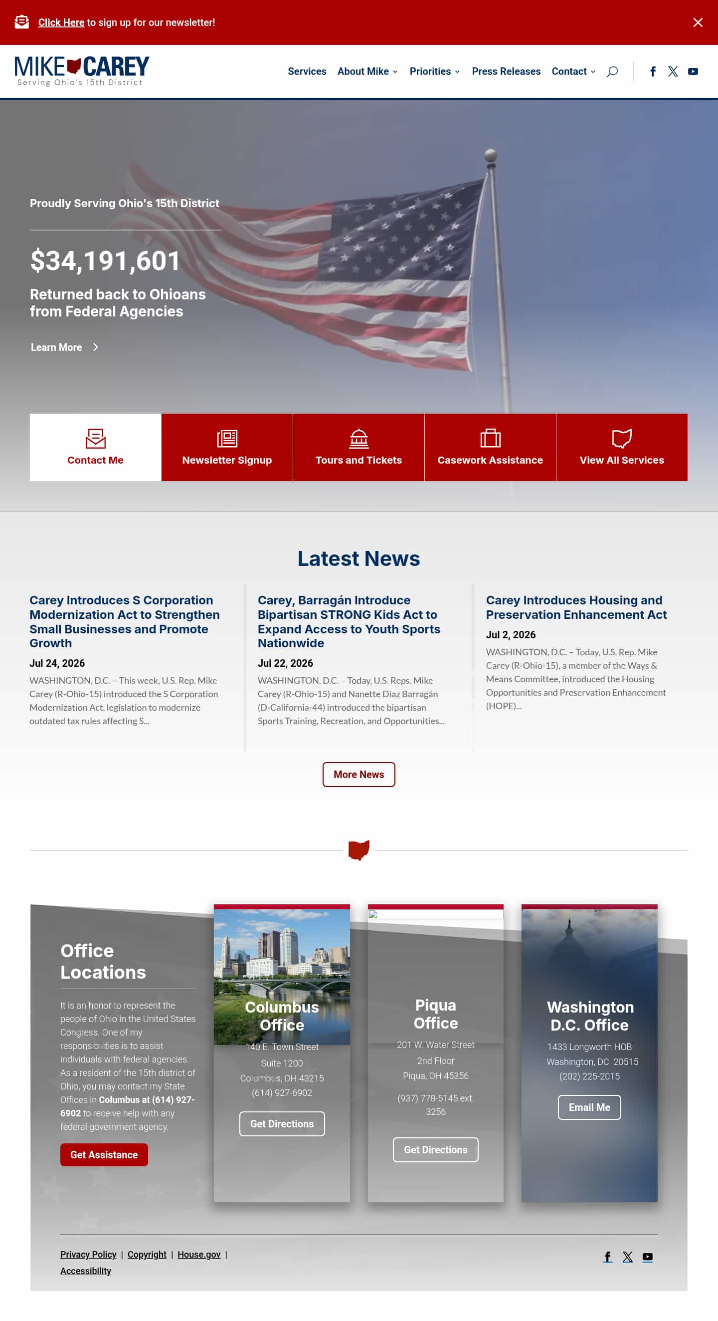 Latest website image capture