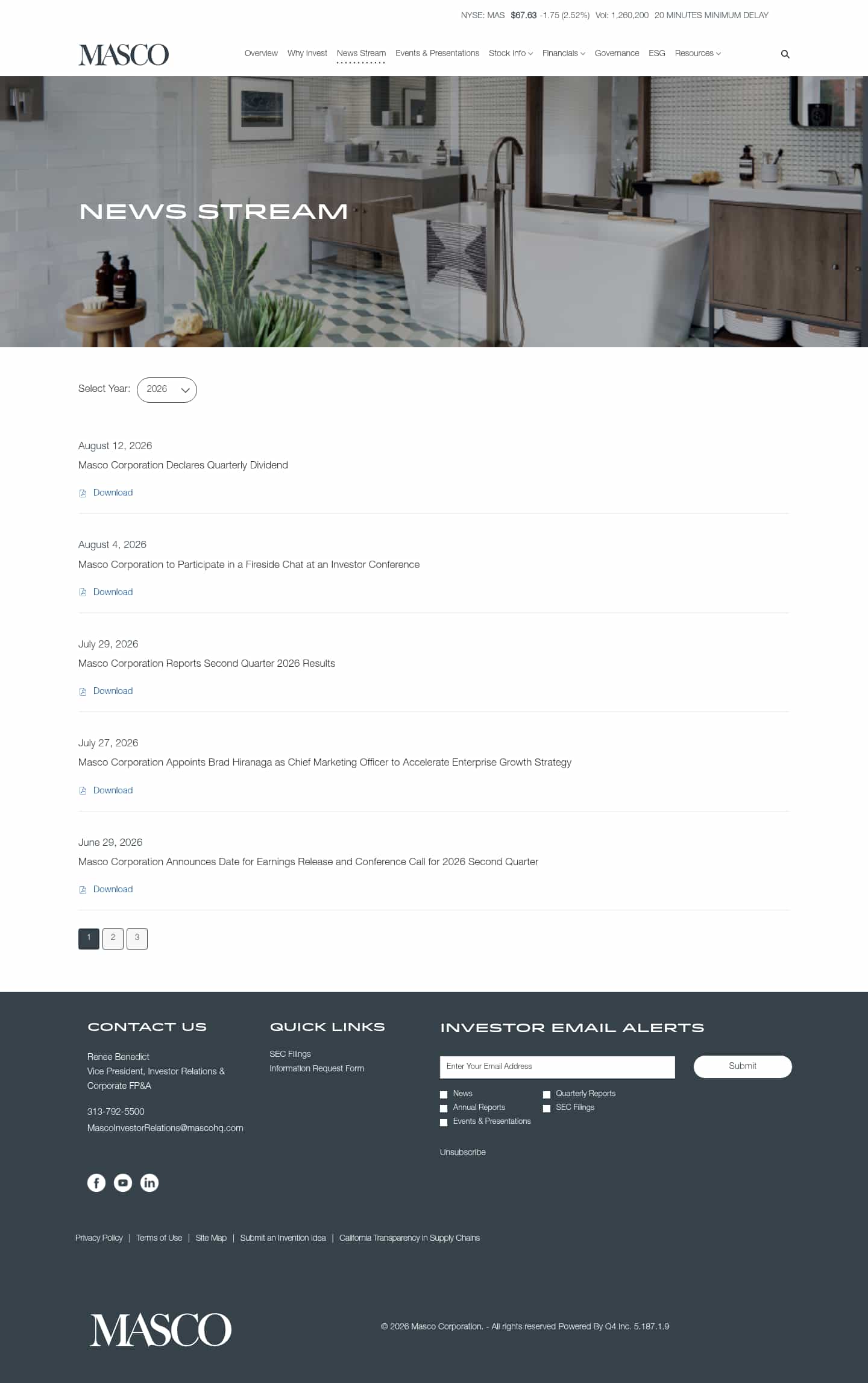 Latest website image capture