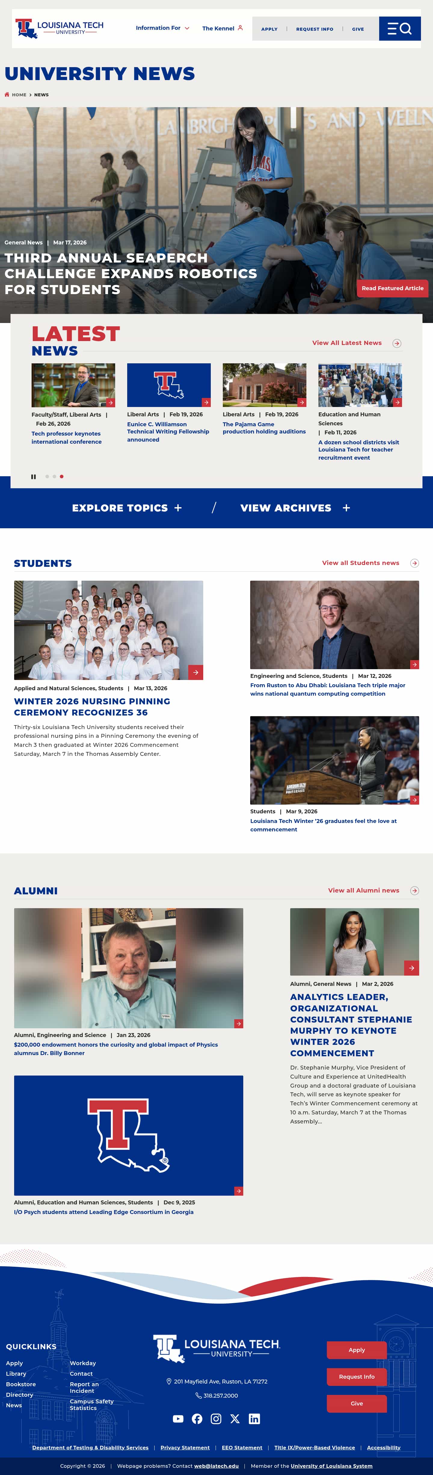 Latest website image capture