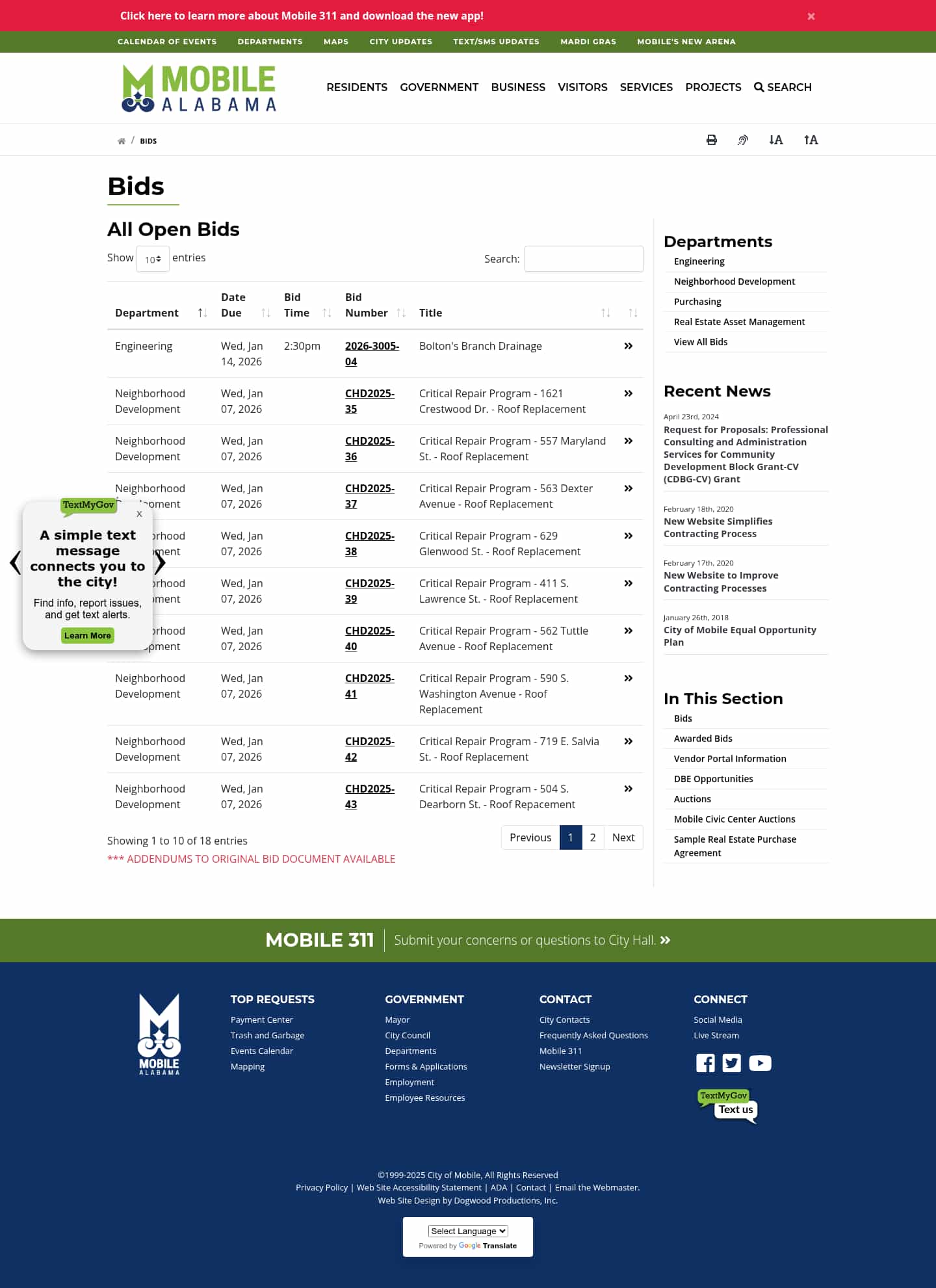 Latest website image capture