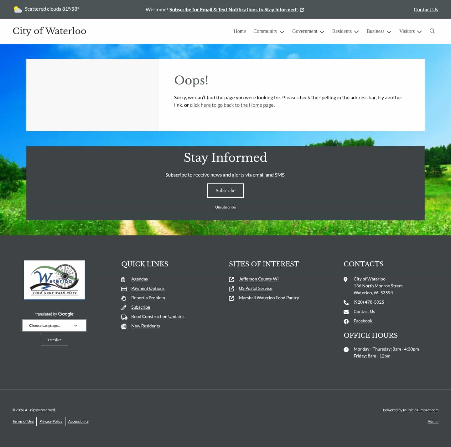 Latest website image capture