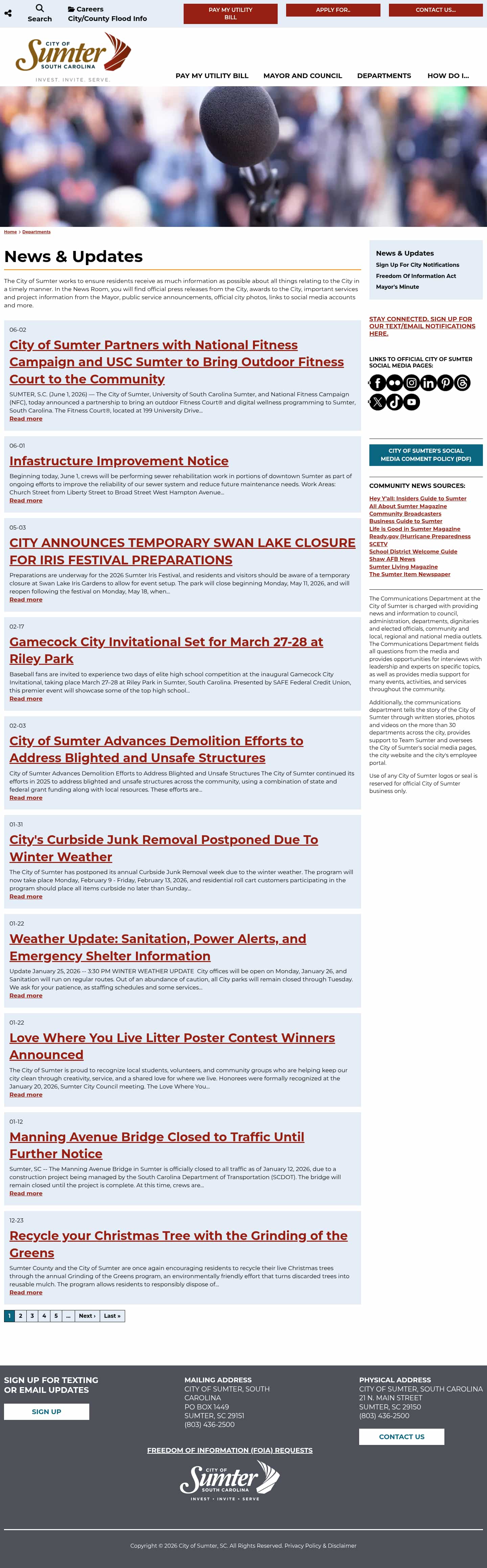 Latest website image capture