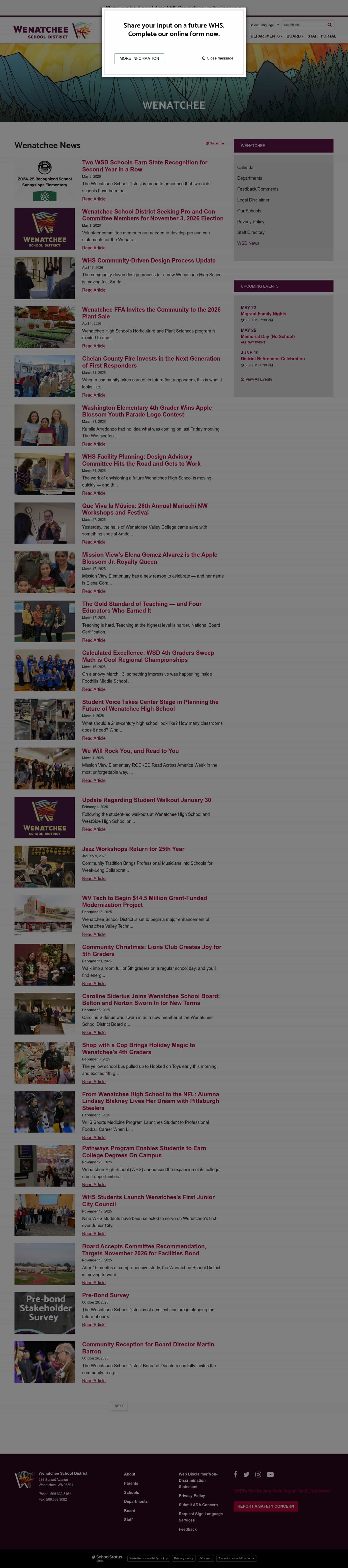 Latest website image capture