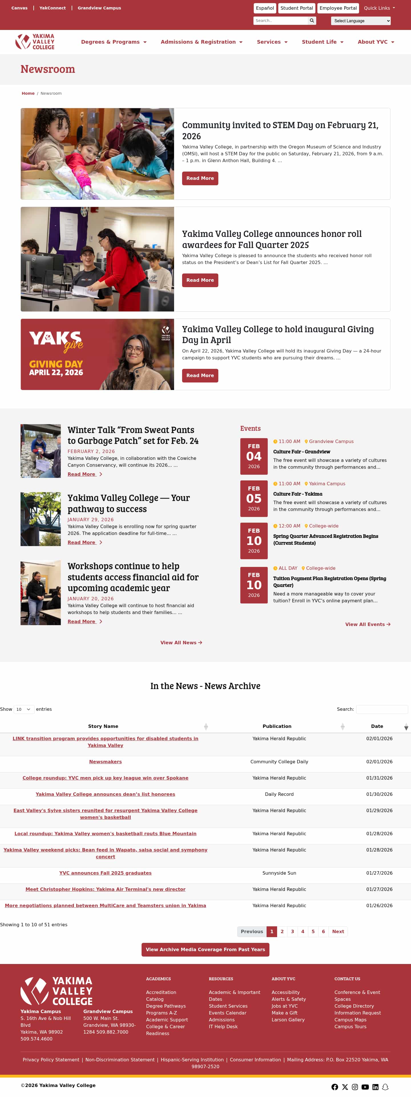 Latest website image capture