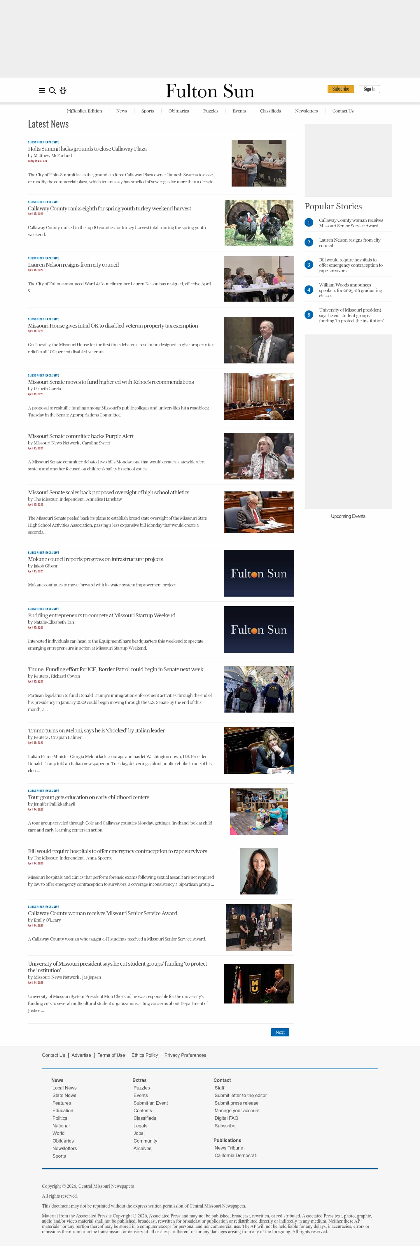 Latest website image capture