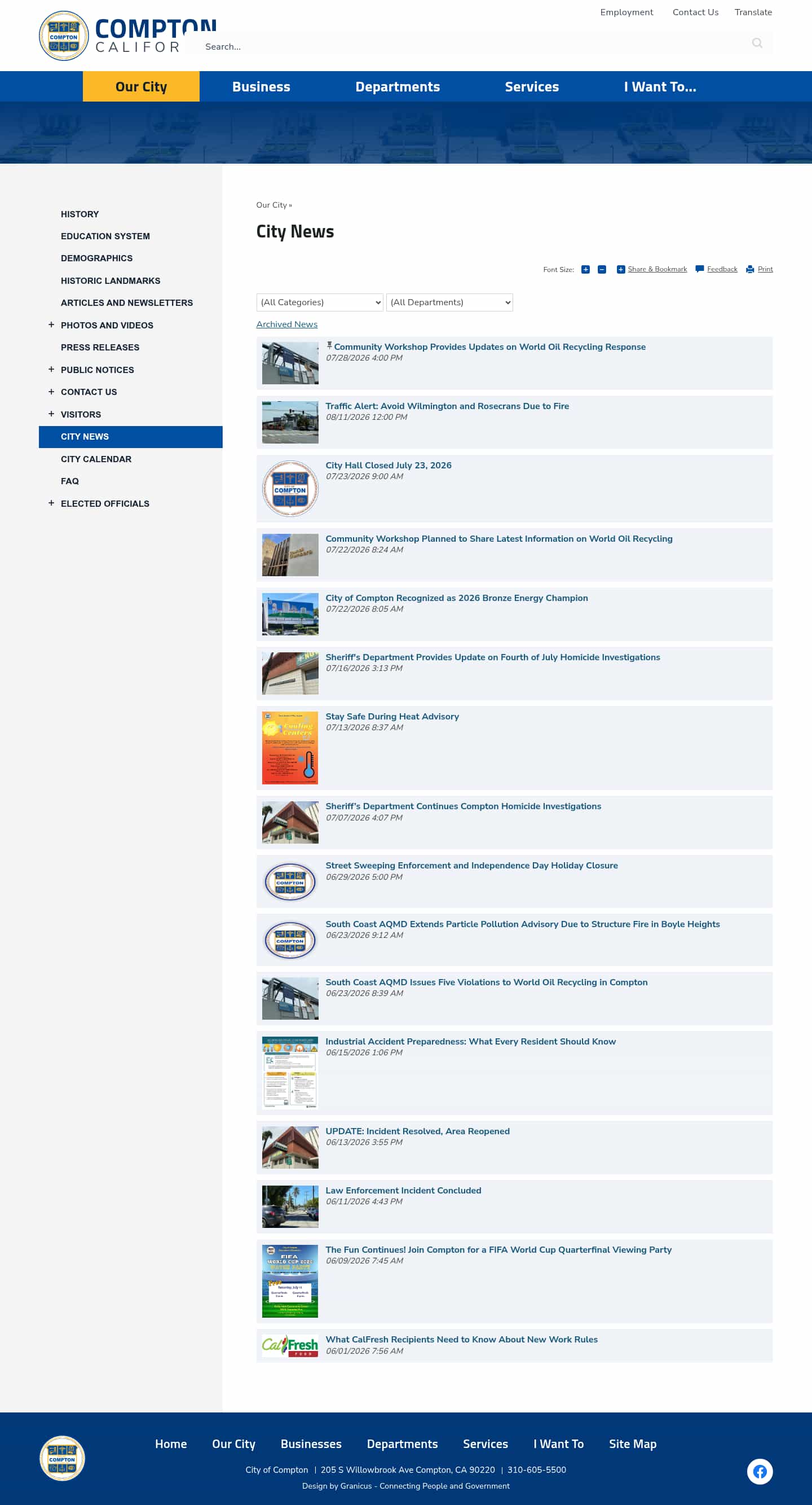 Latest website image capture