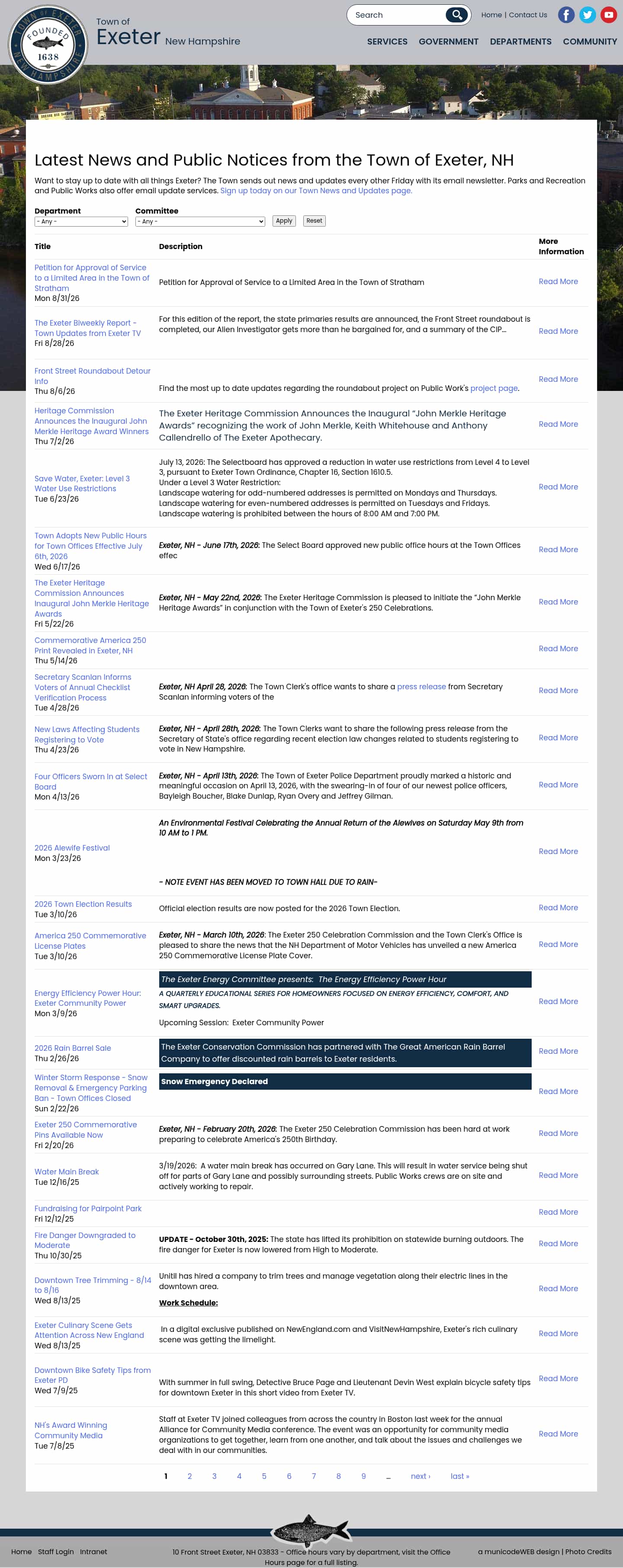 Latest website image capture