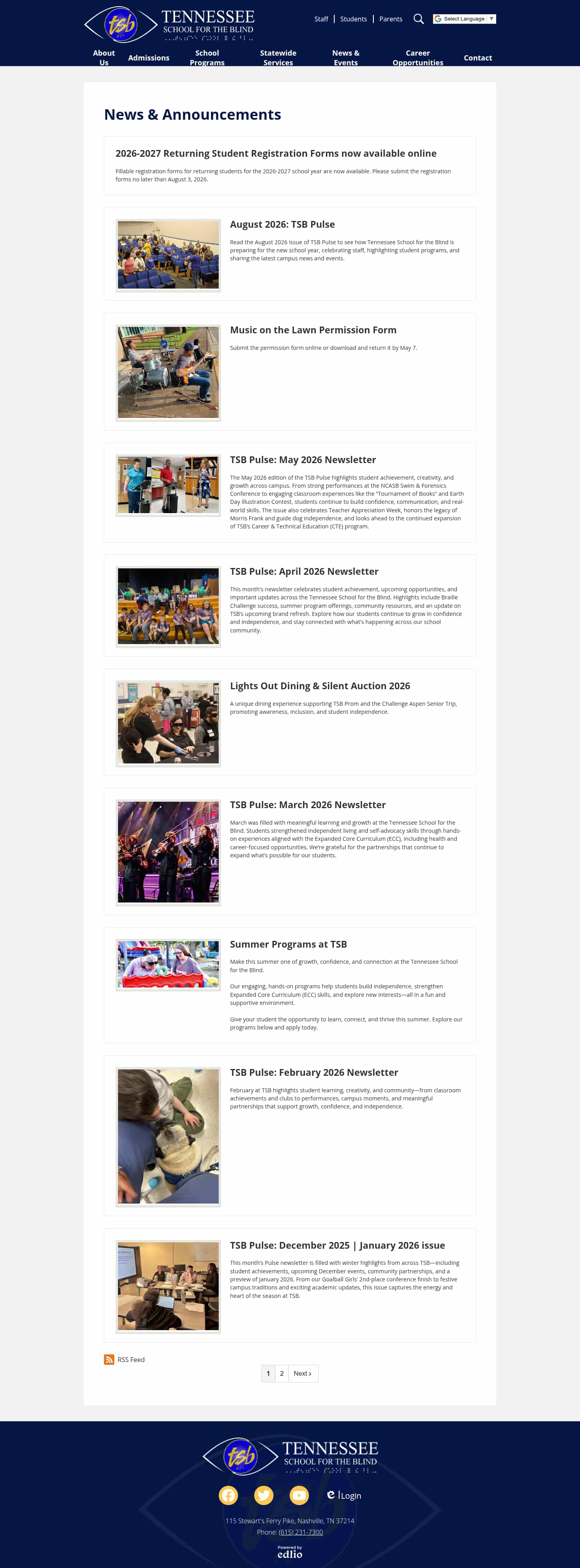 Latest website image capture