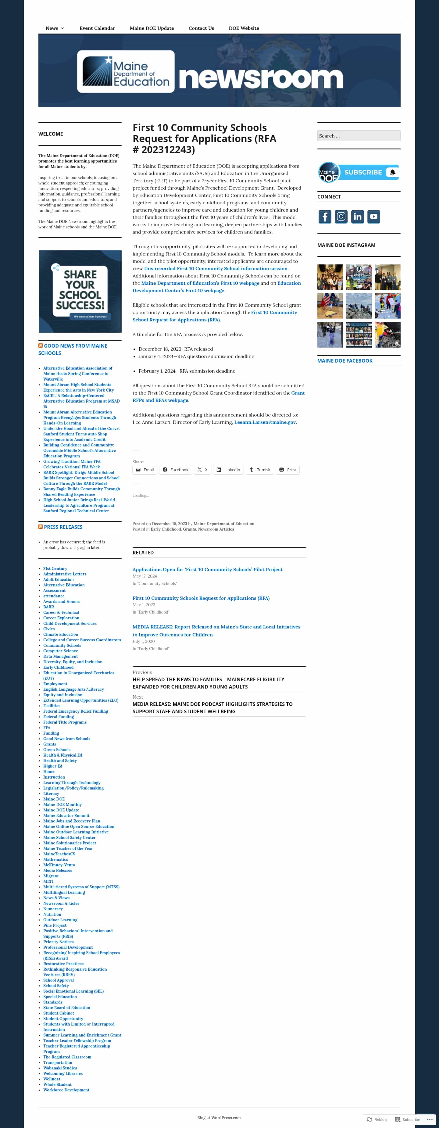 Latest website image capture