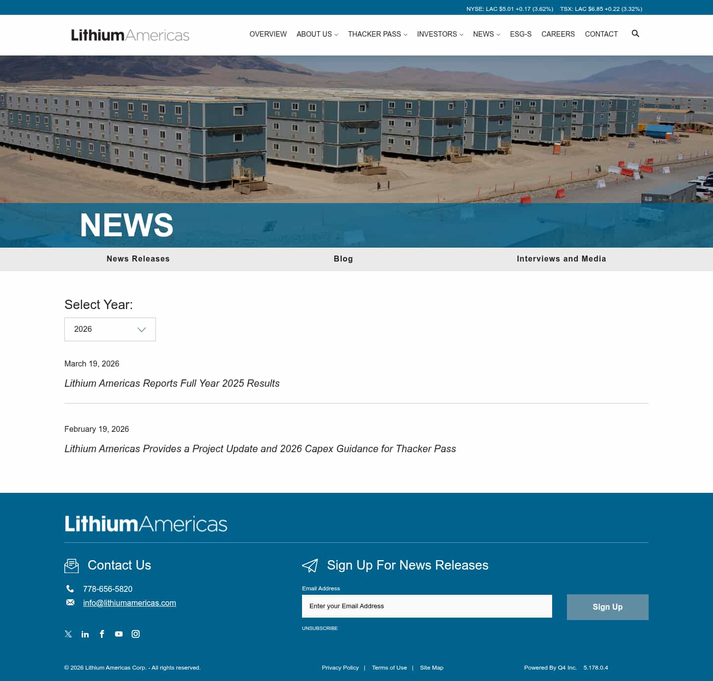 Latest website image capture