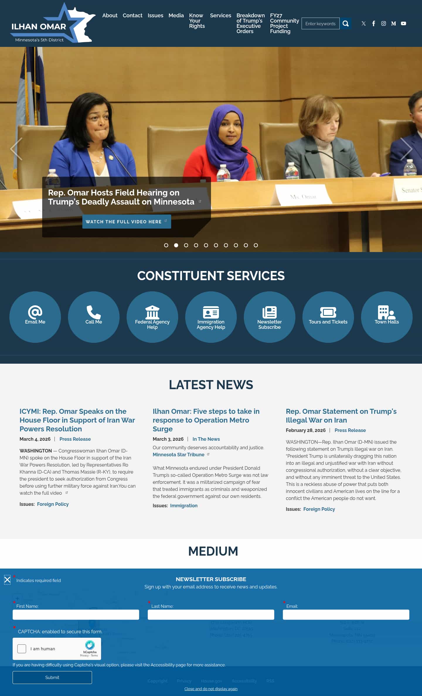 Latest website image capture