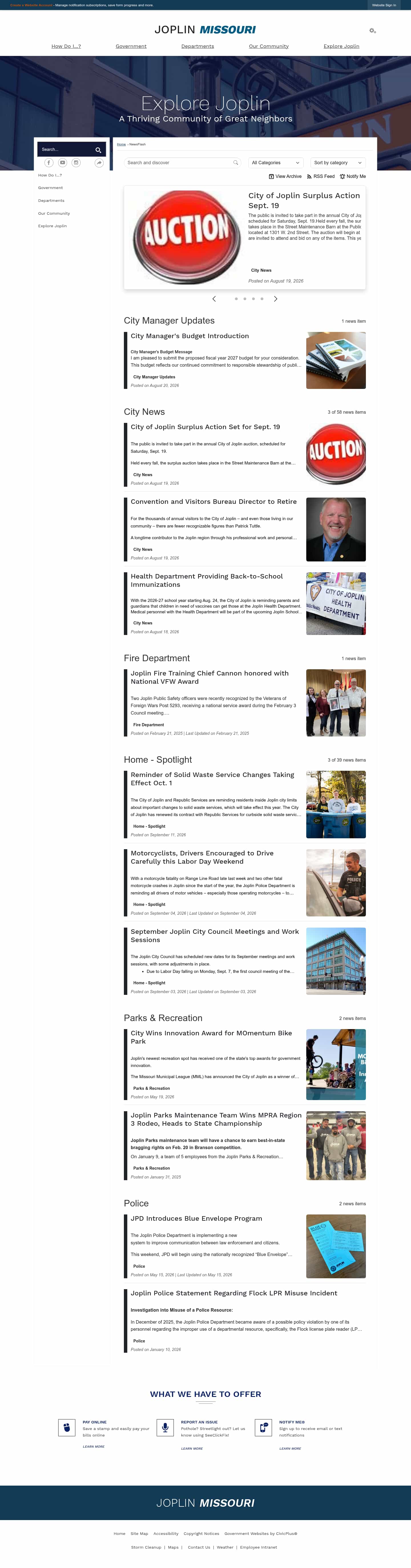 Latest website image capture