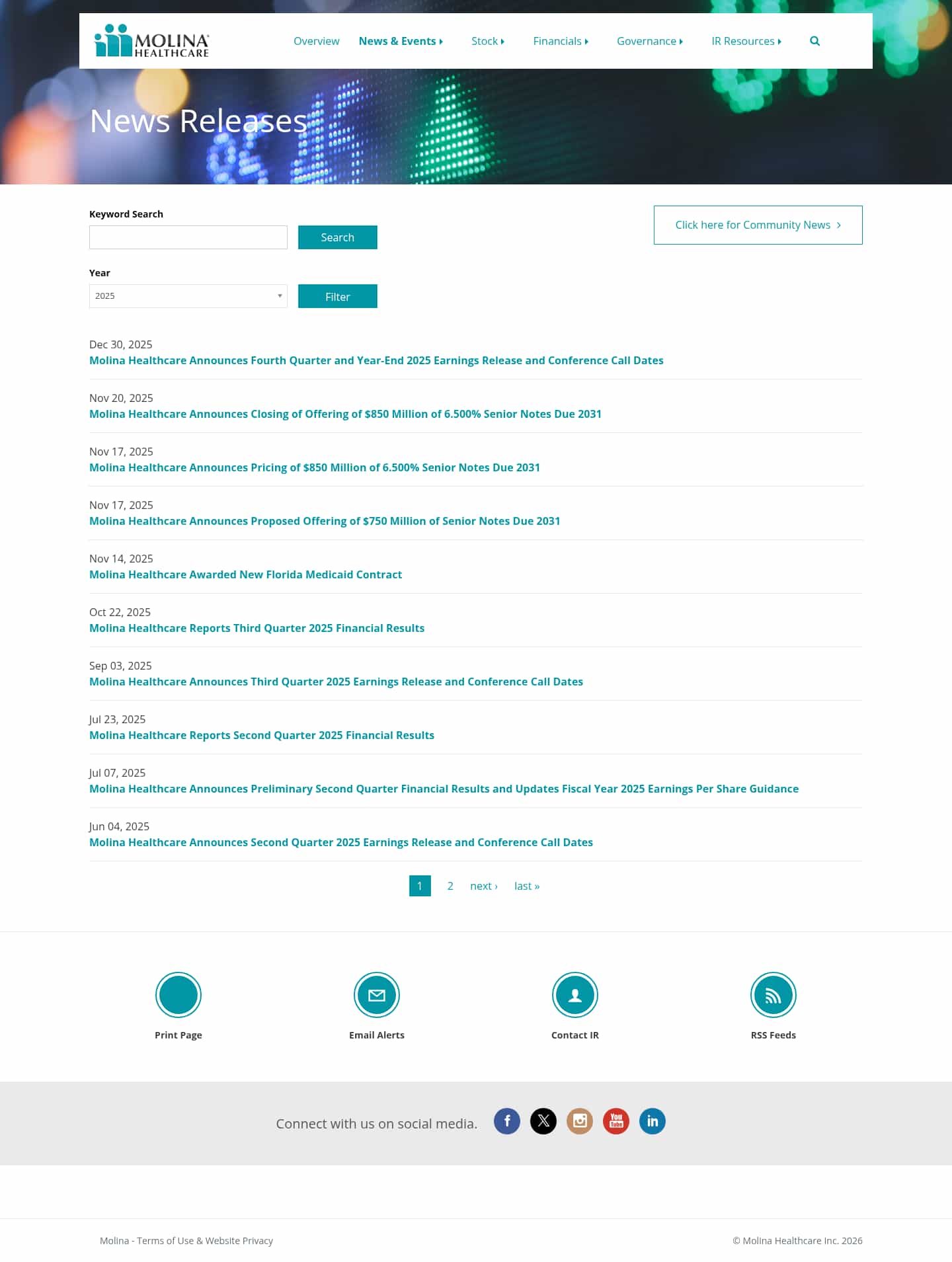 Latest website image capture