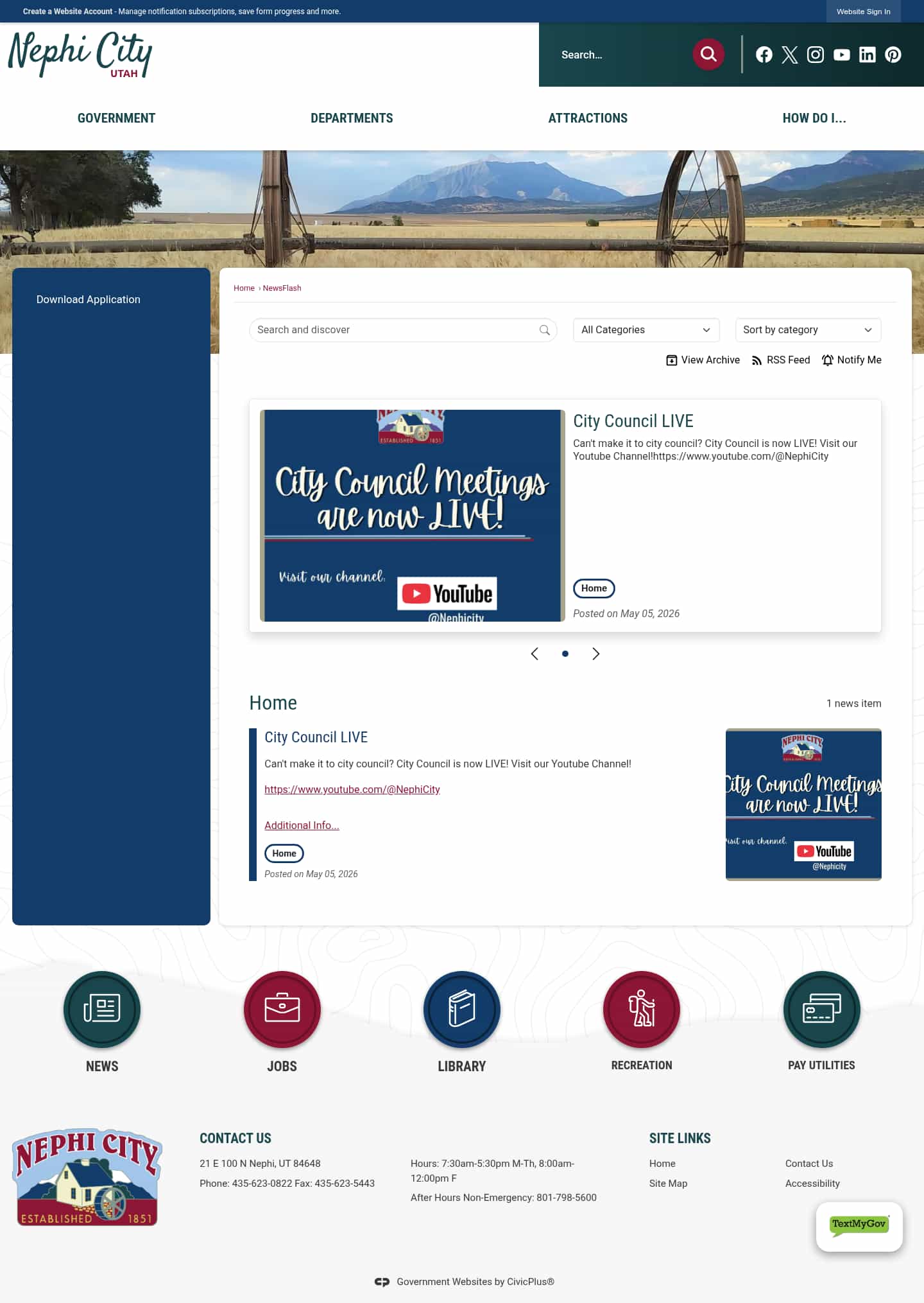 Latest website image capture
