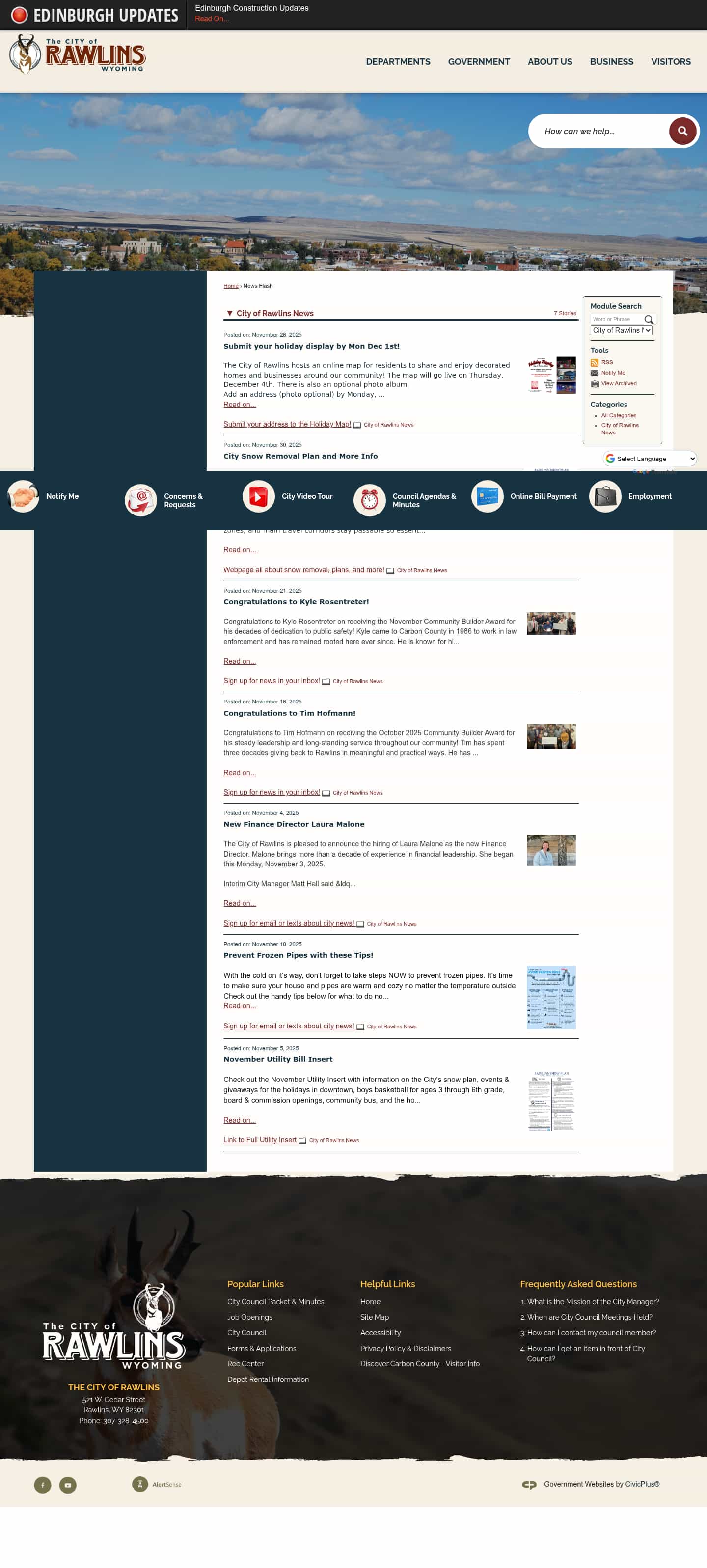 Latest website image capture