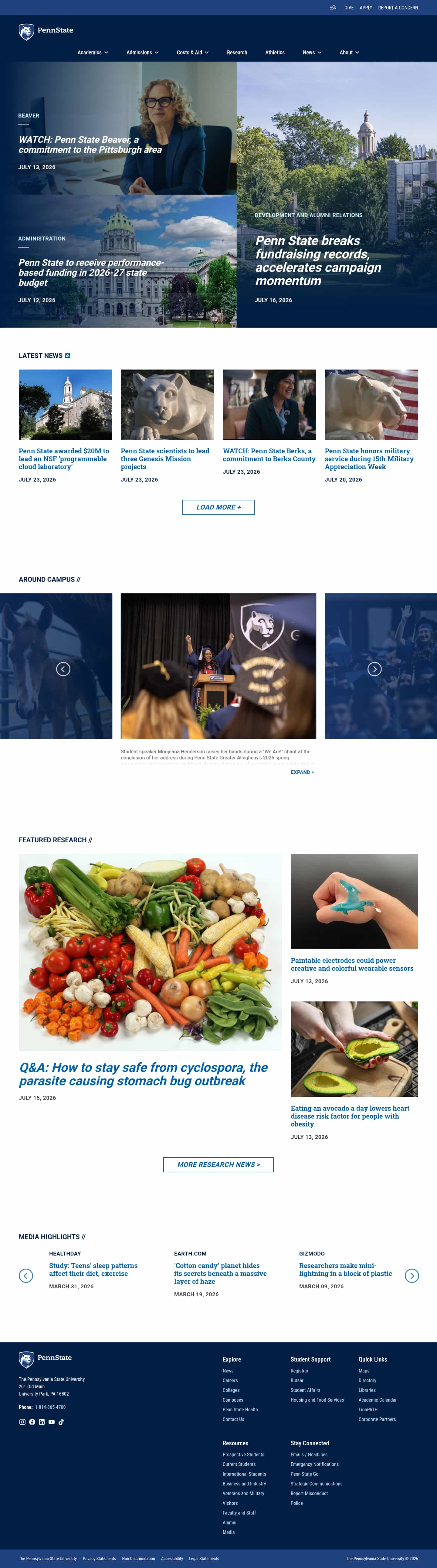 Latest website image capture
