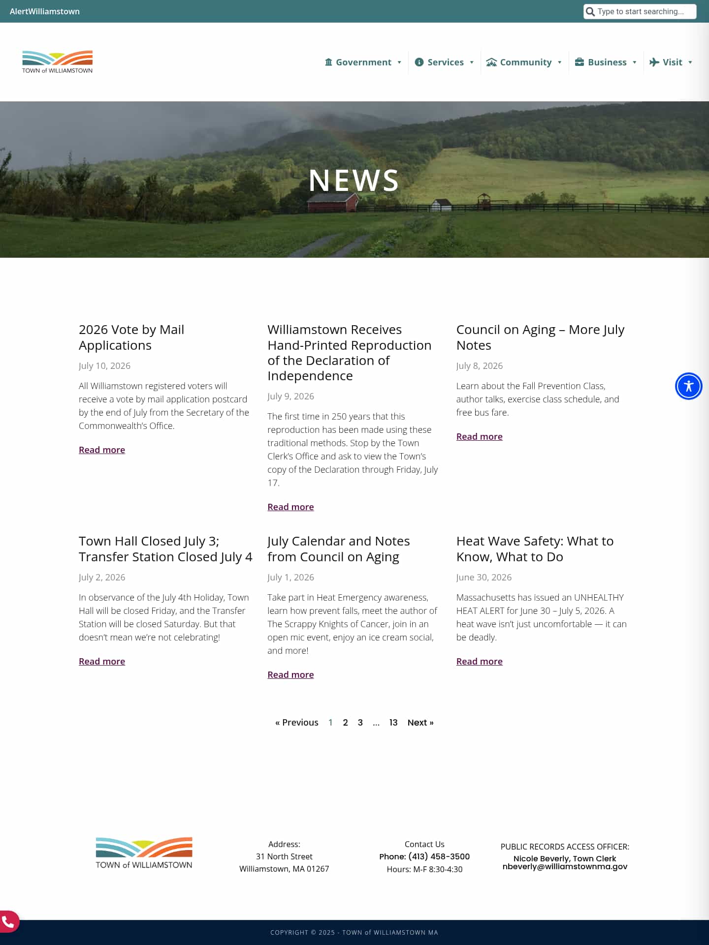 Latest website image capture
