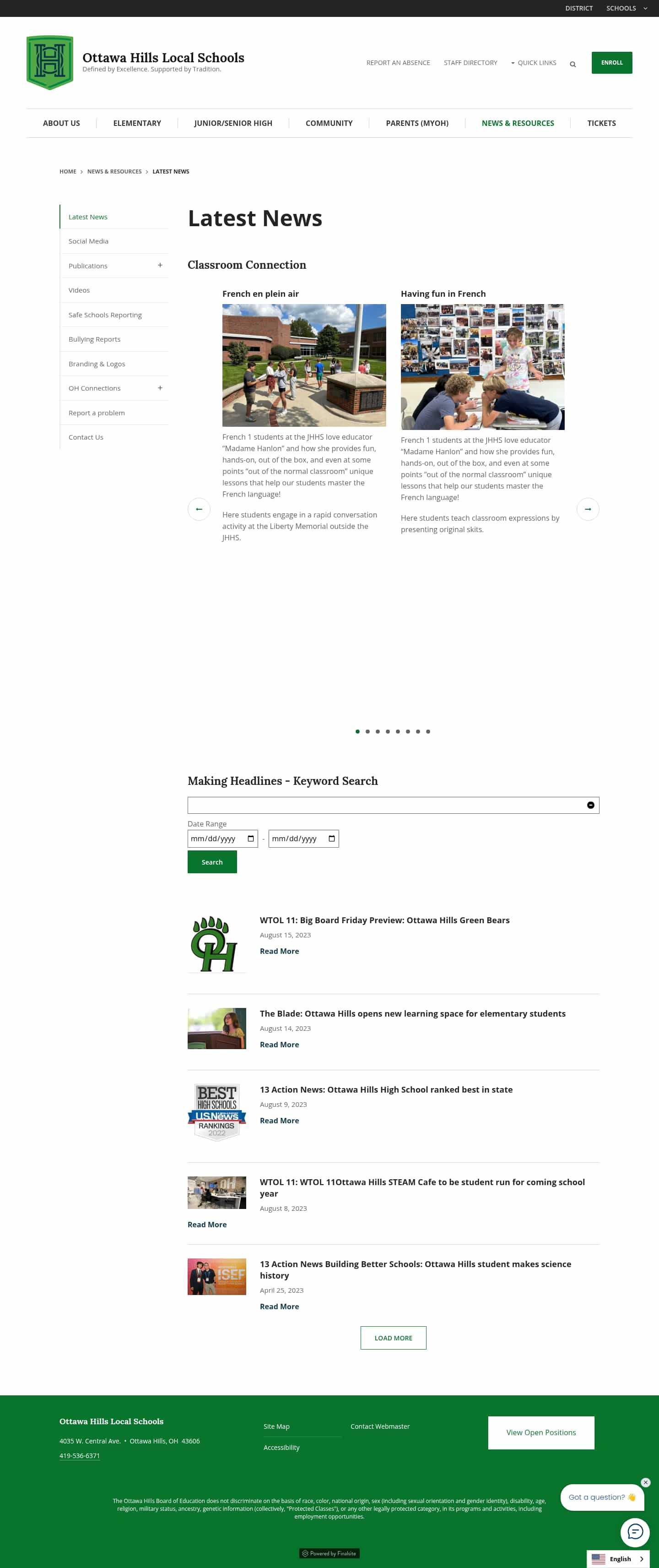 Latest website image capture