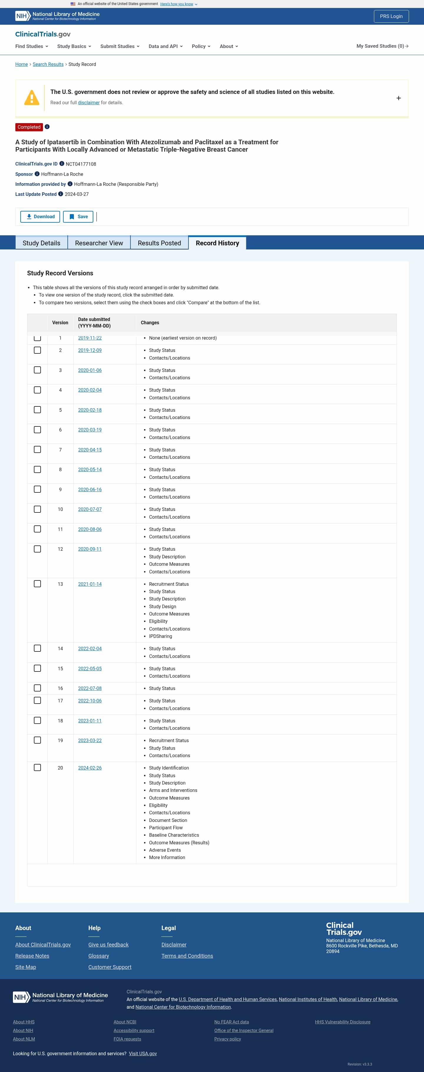 Latest website image capture