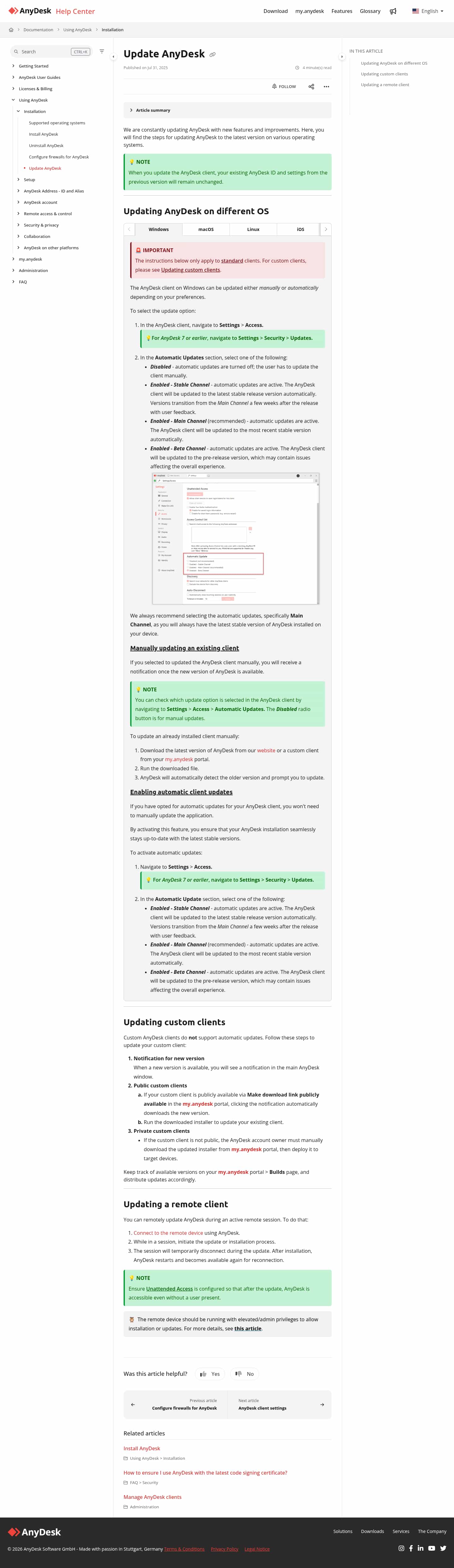 Latest website image capture