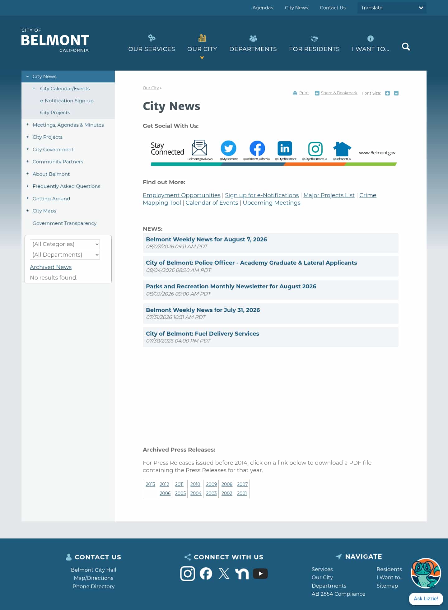 Latest website image capture
