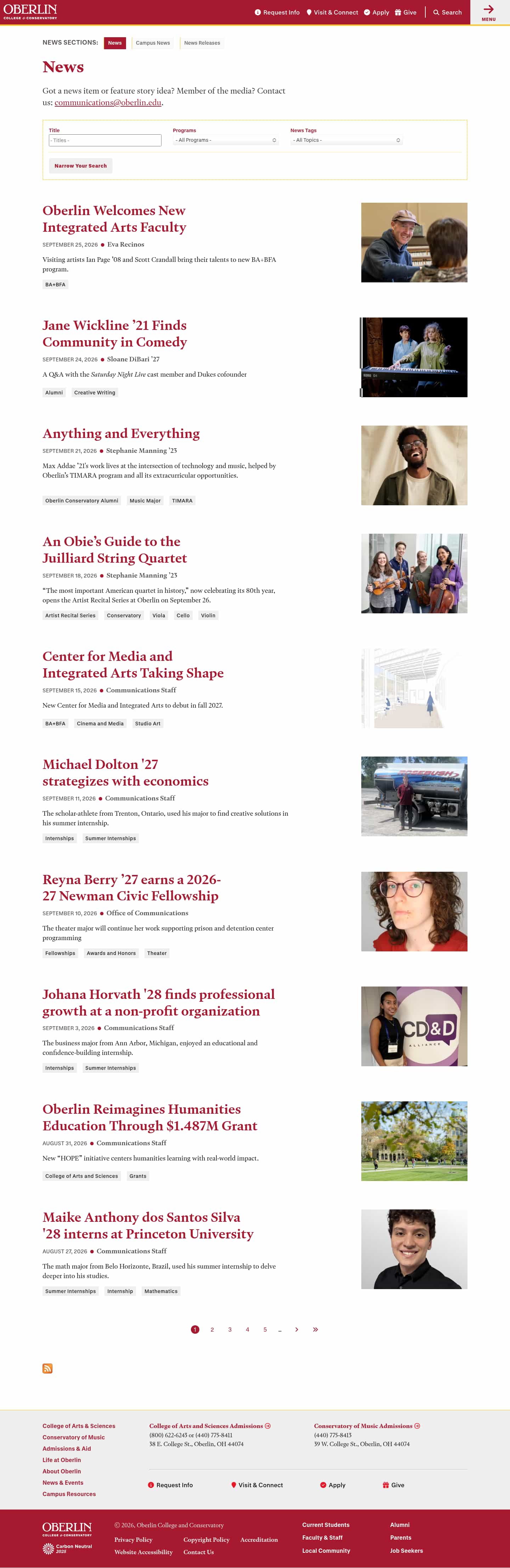 Latest website image capture