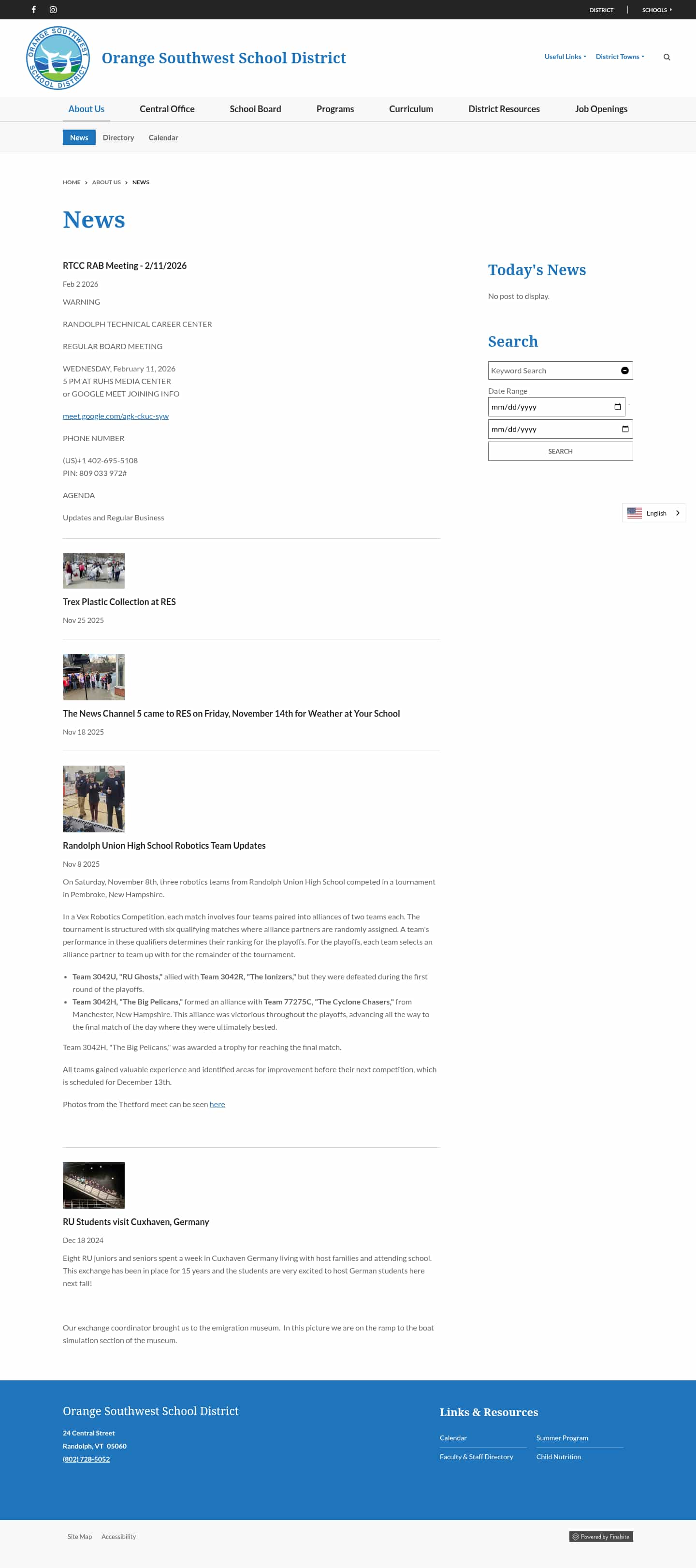 Latest website image capture