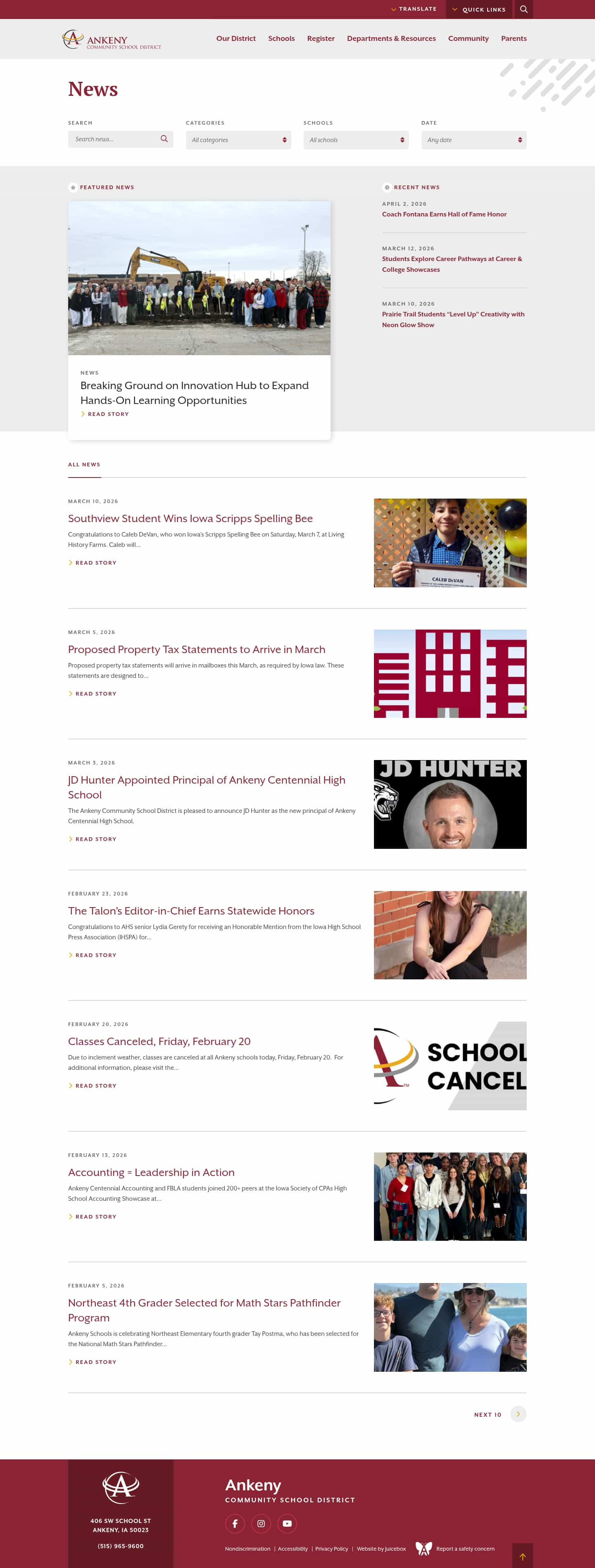 Latest website image capture