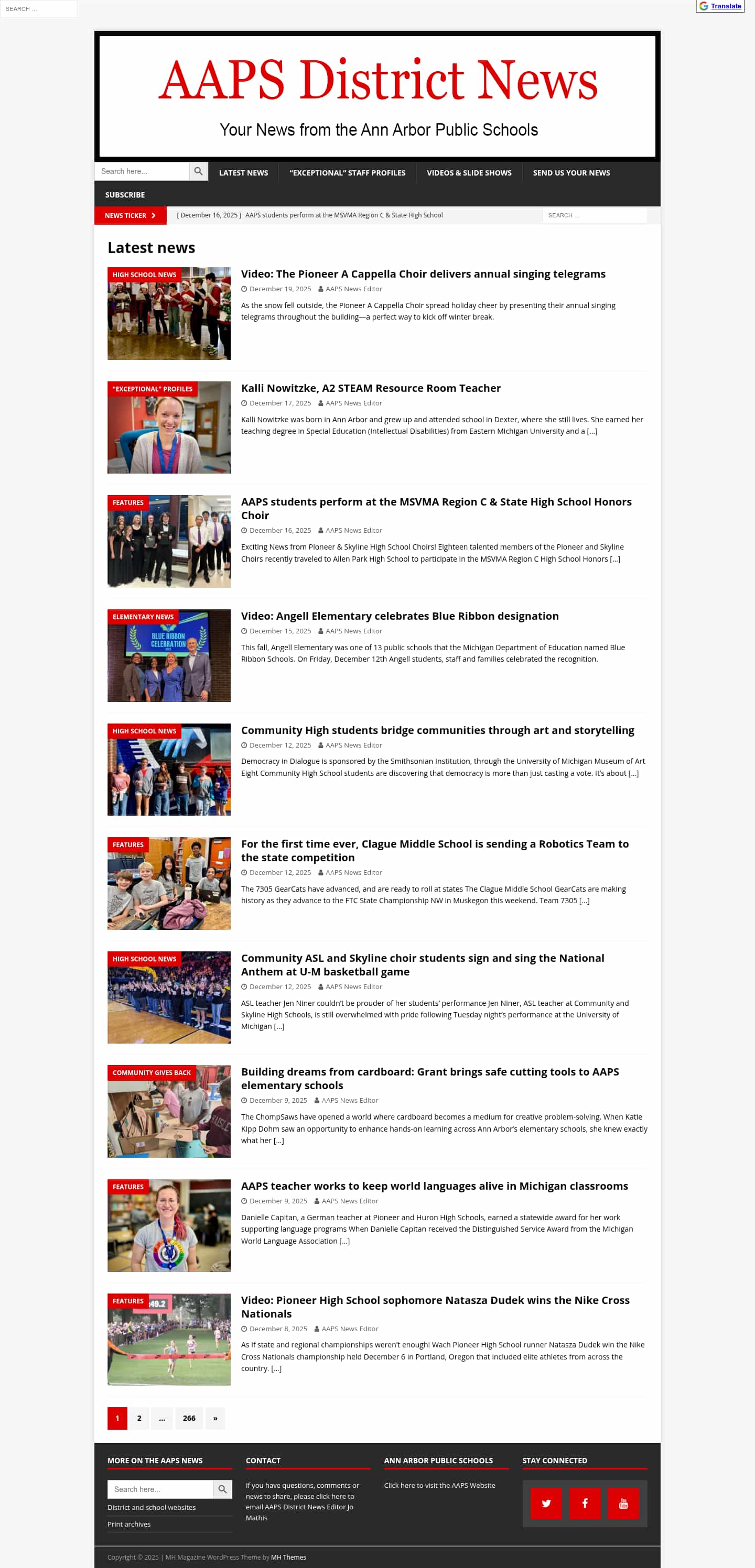 Latest website image capture