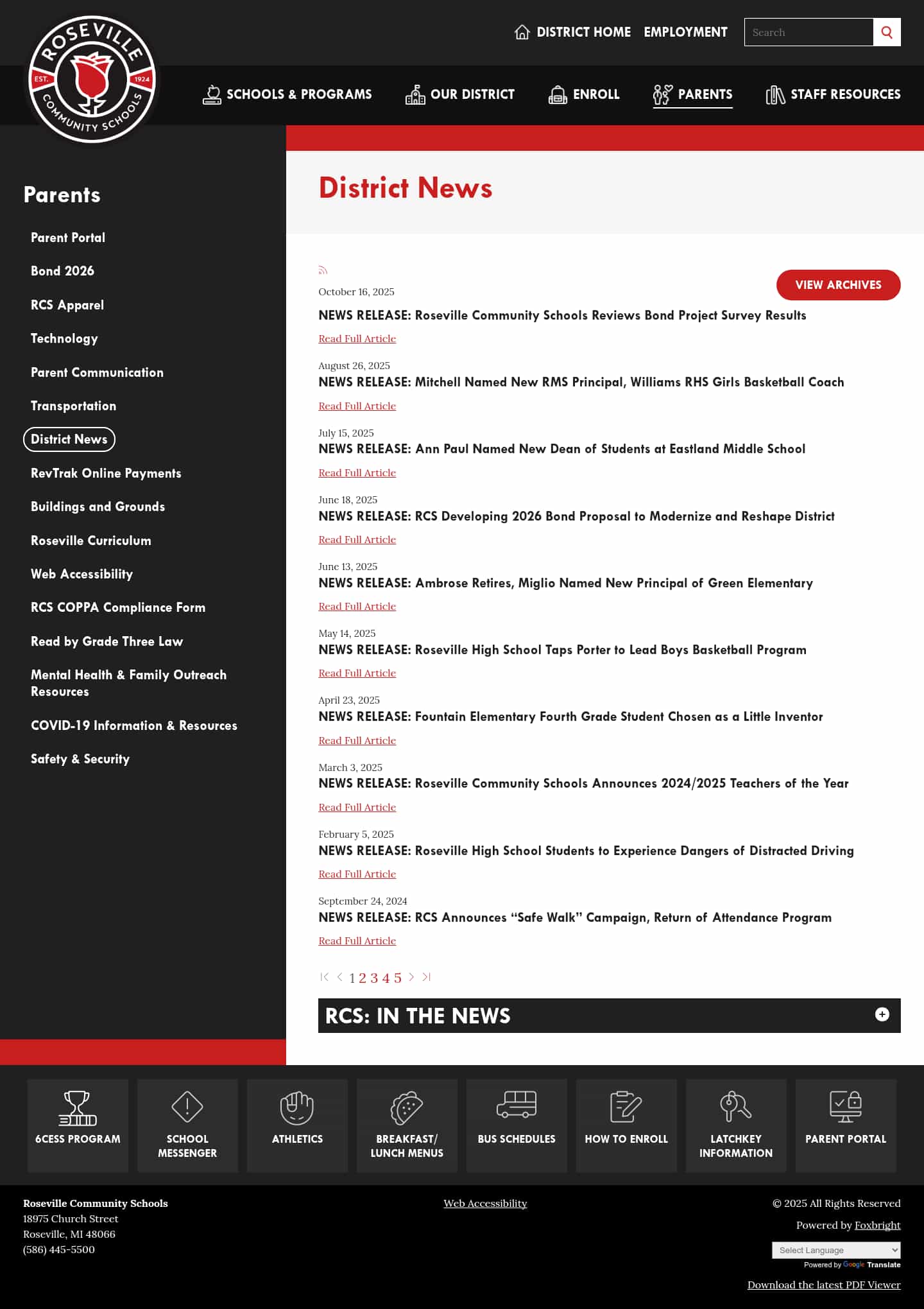 Latest website image capture