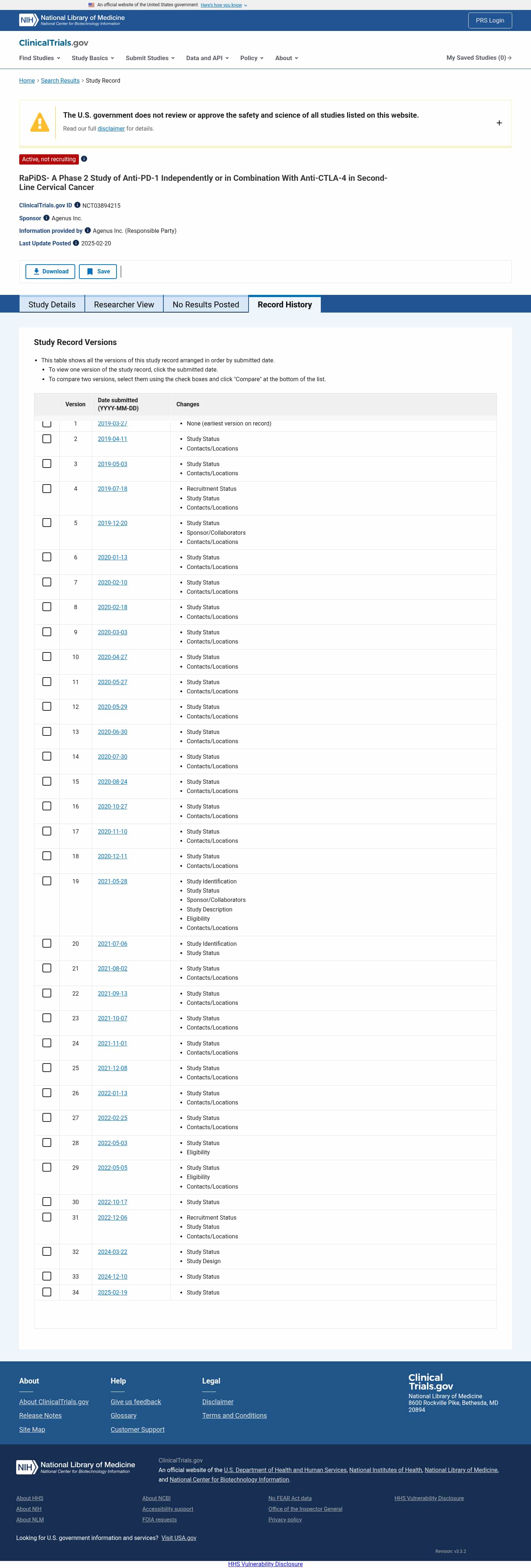 Latest website image capture