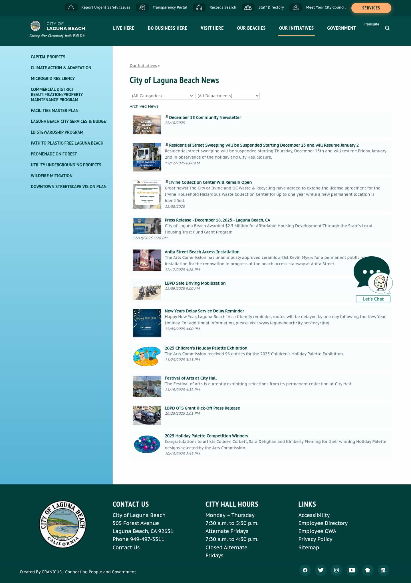 Latest website image capture