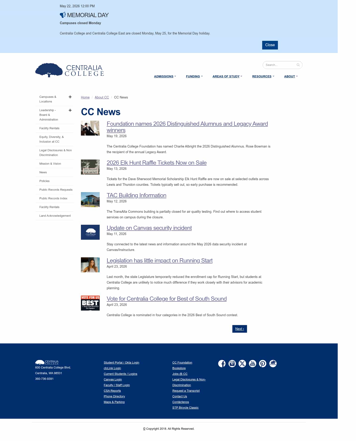 Latest website image capture