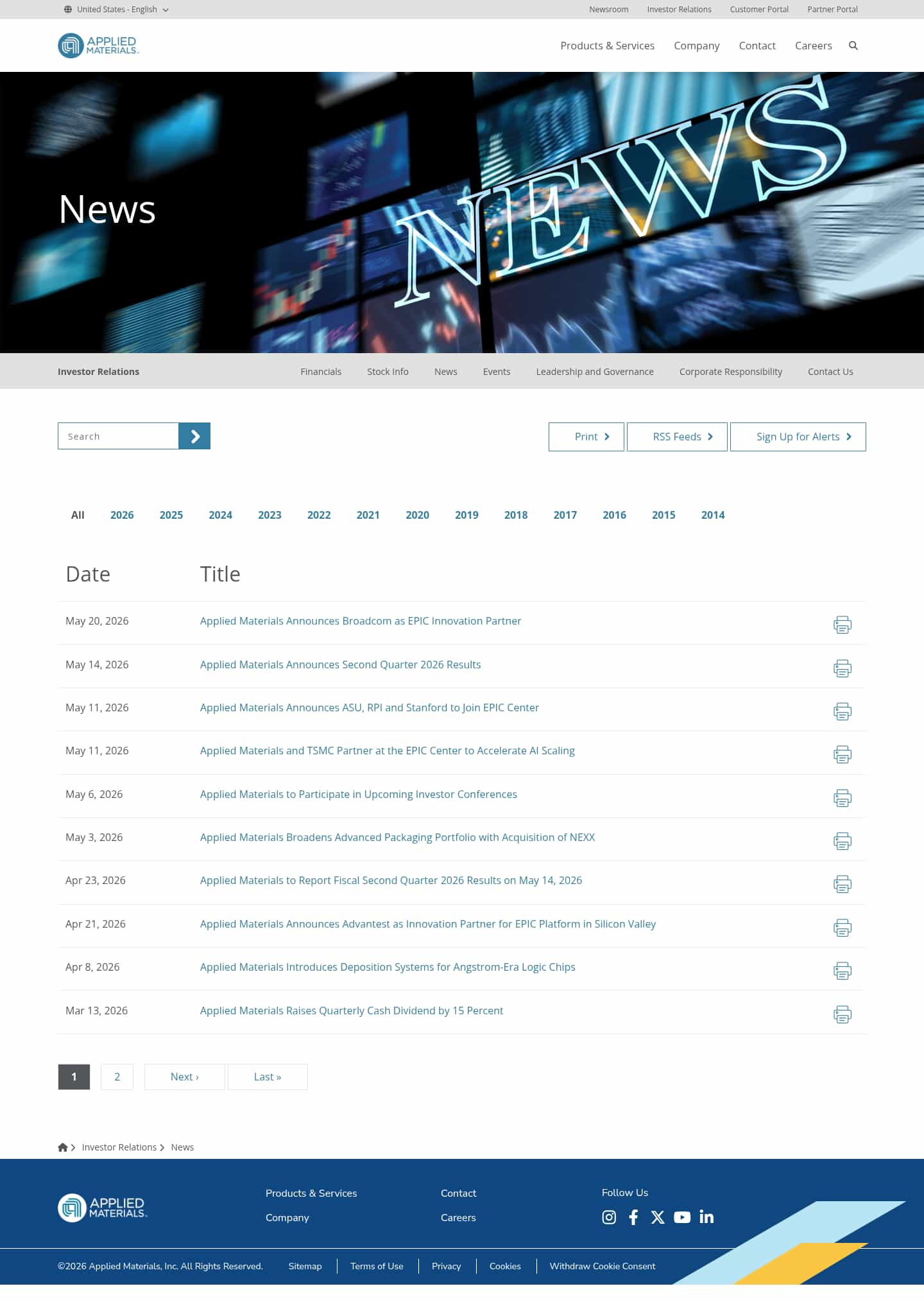 Latest website image capture
