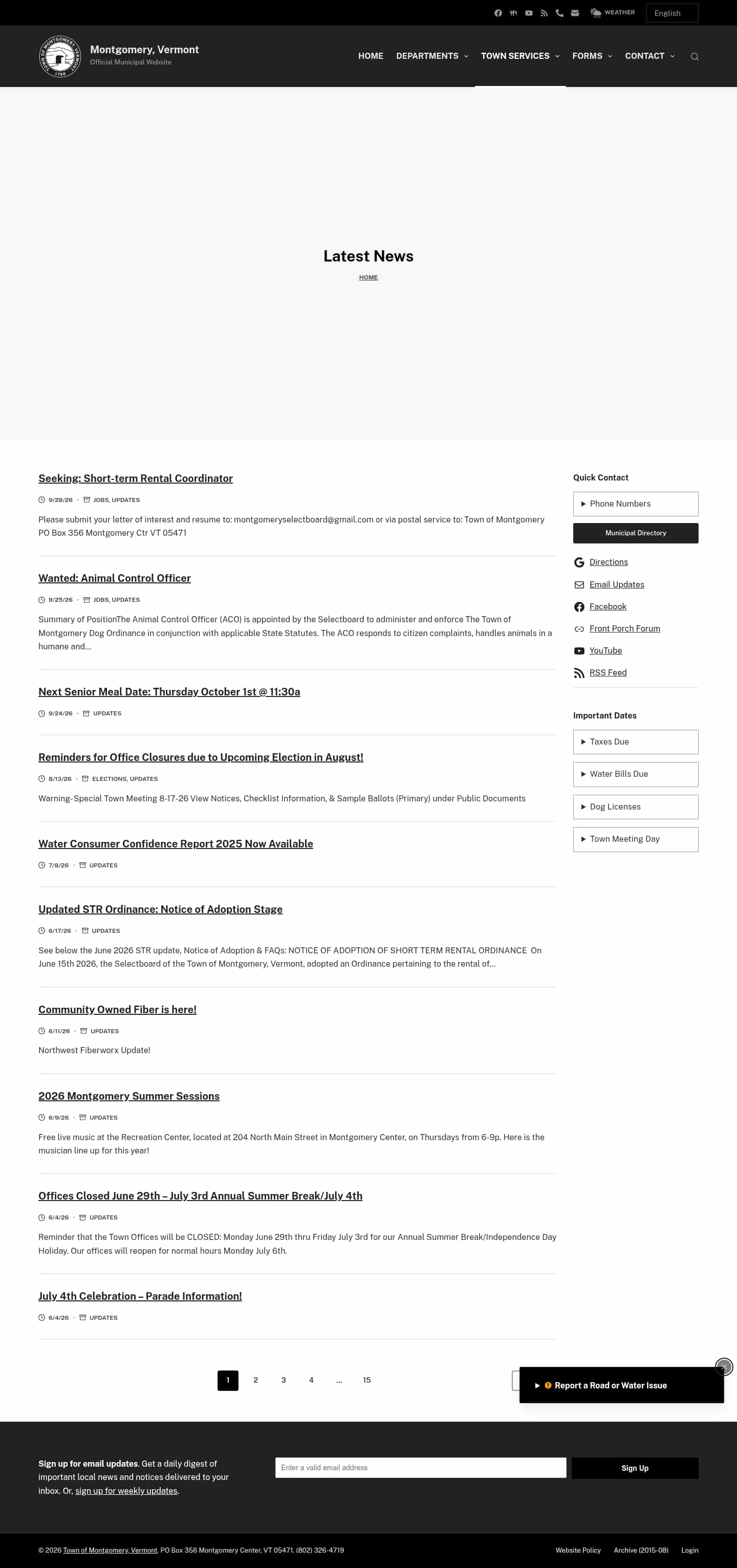 Latest website image capture