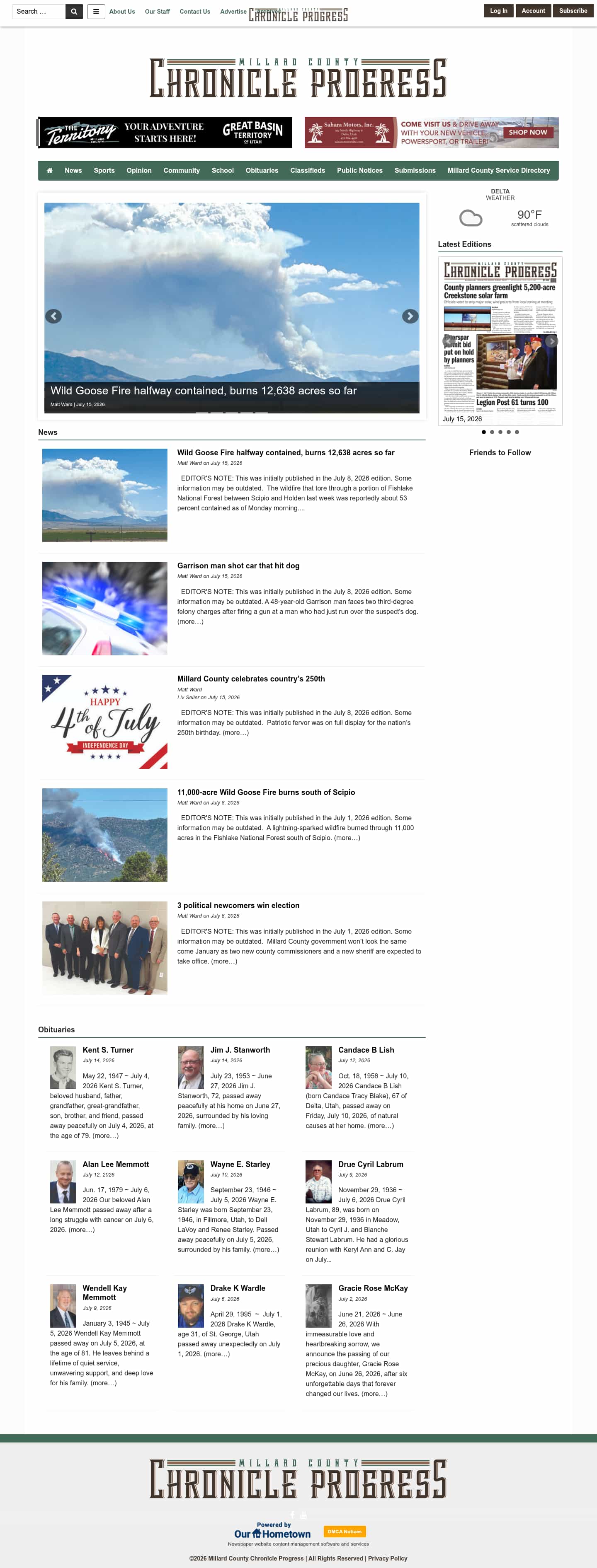 Latest website image capture