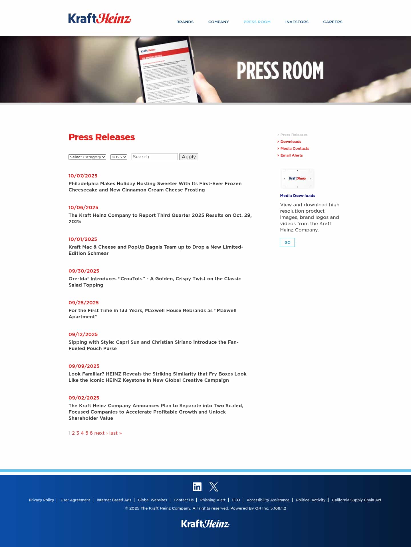 Latest website image capture