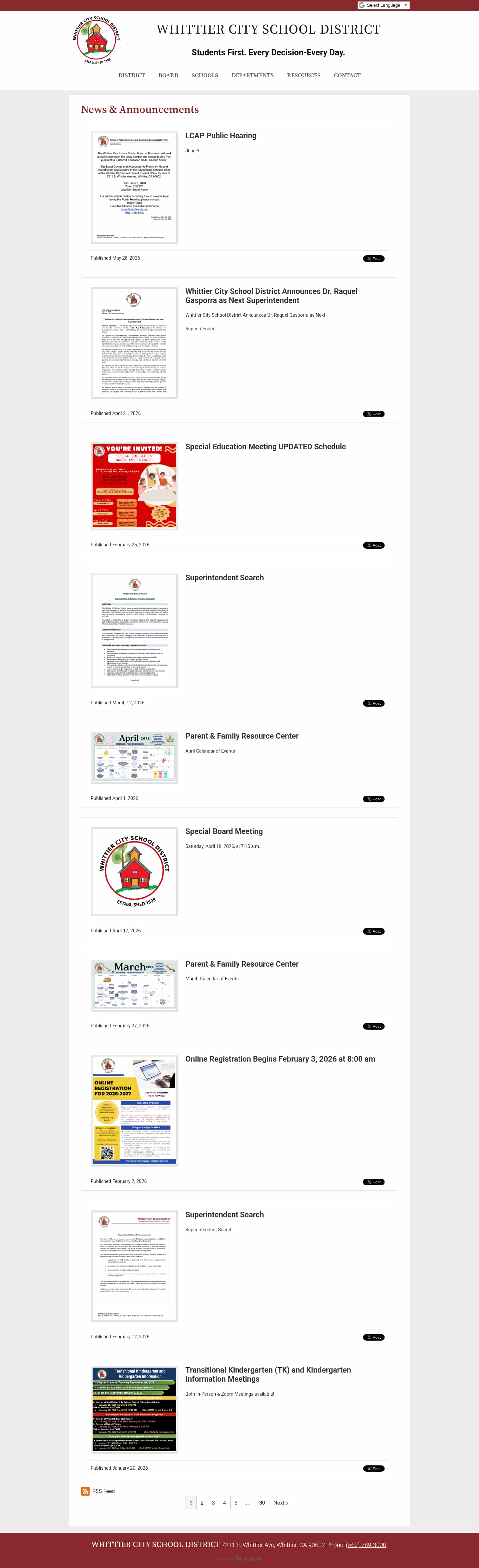 Latest website image capture