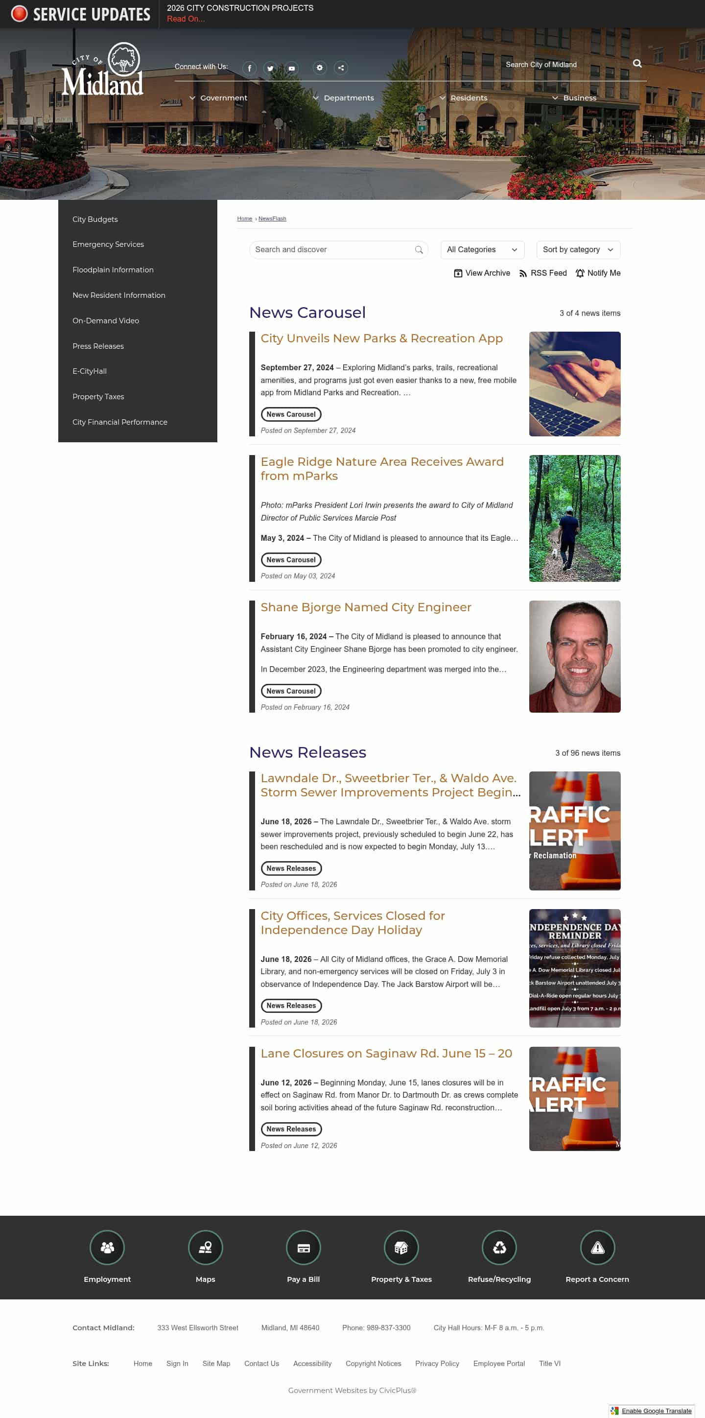 Latest website image capture