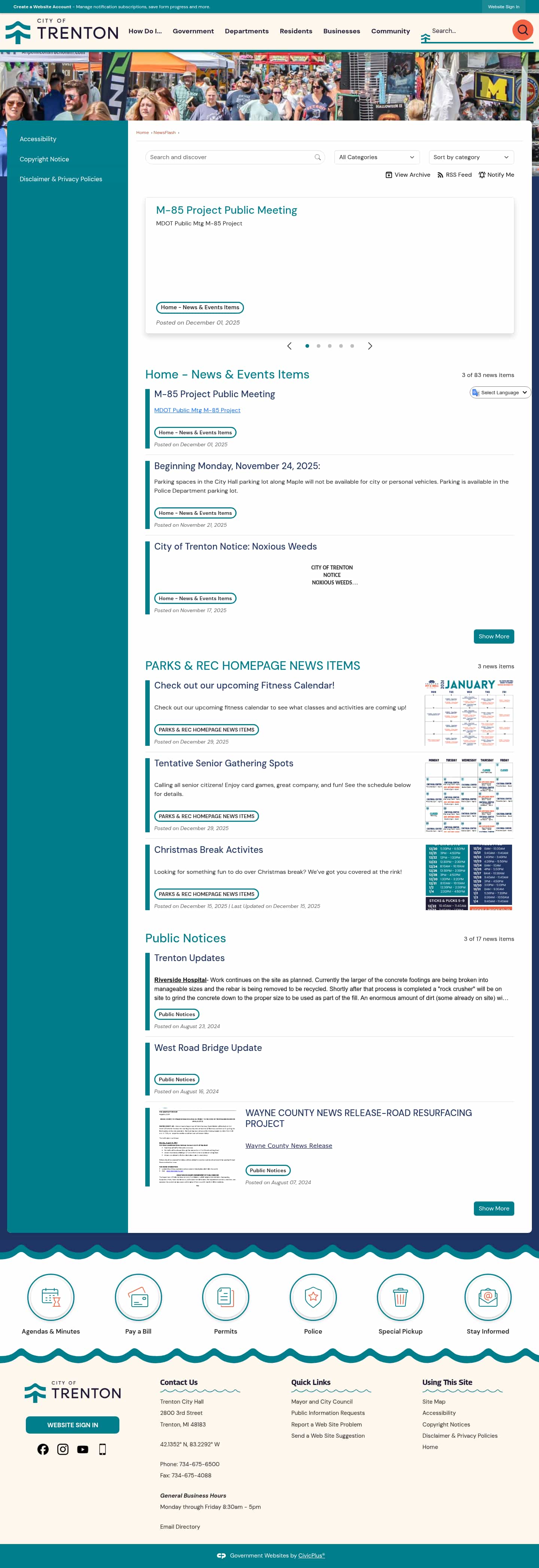 Latest website image capture