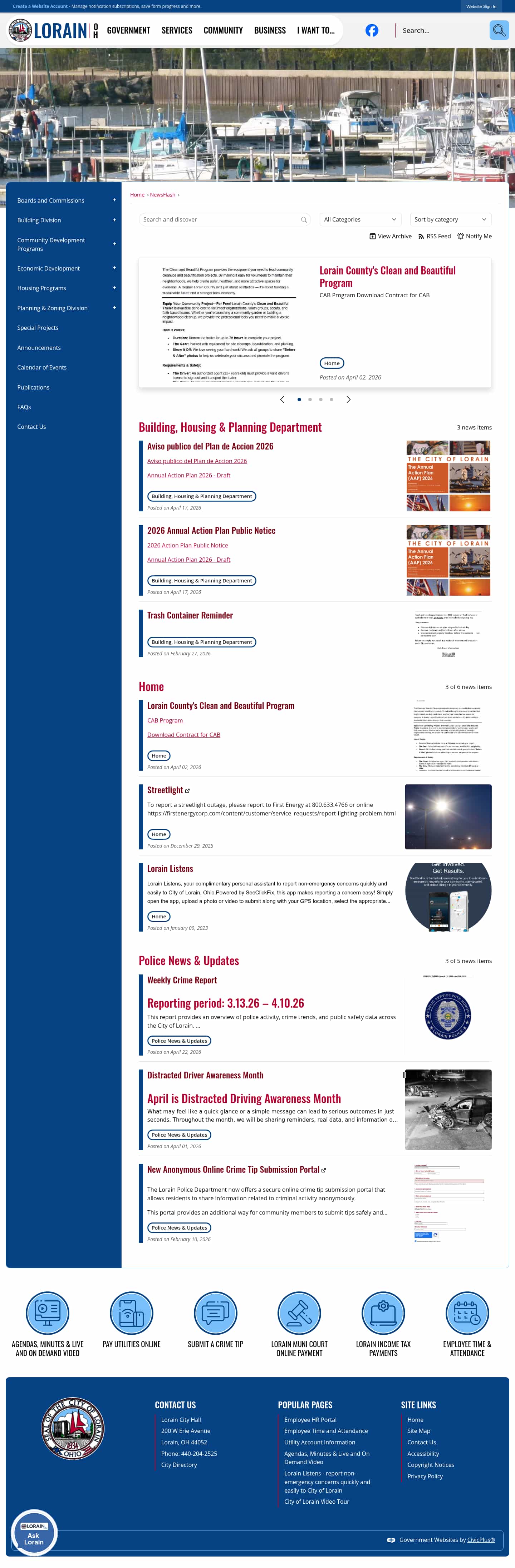 Latest website image capture