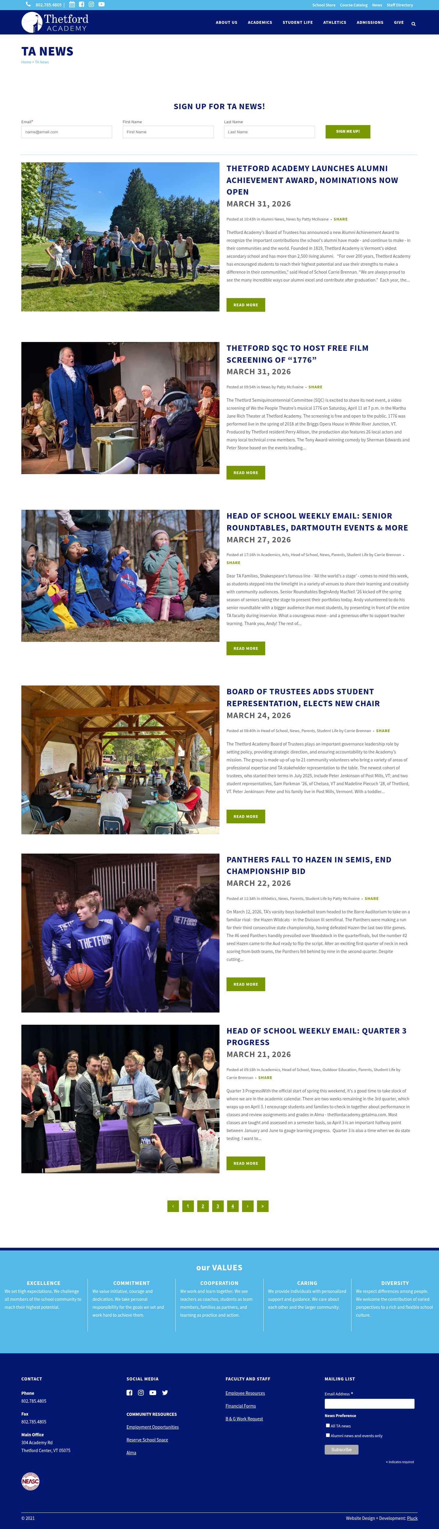 Latest website image capture