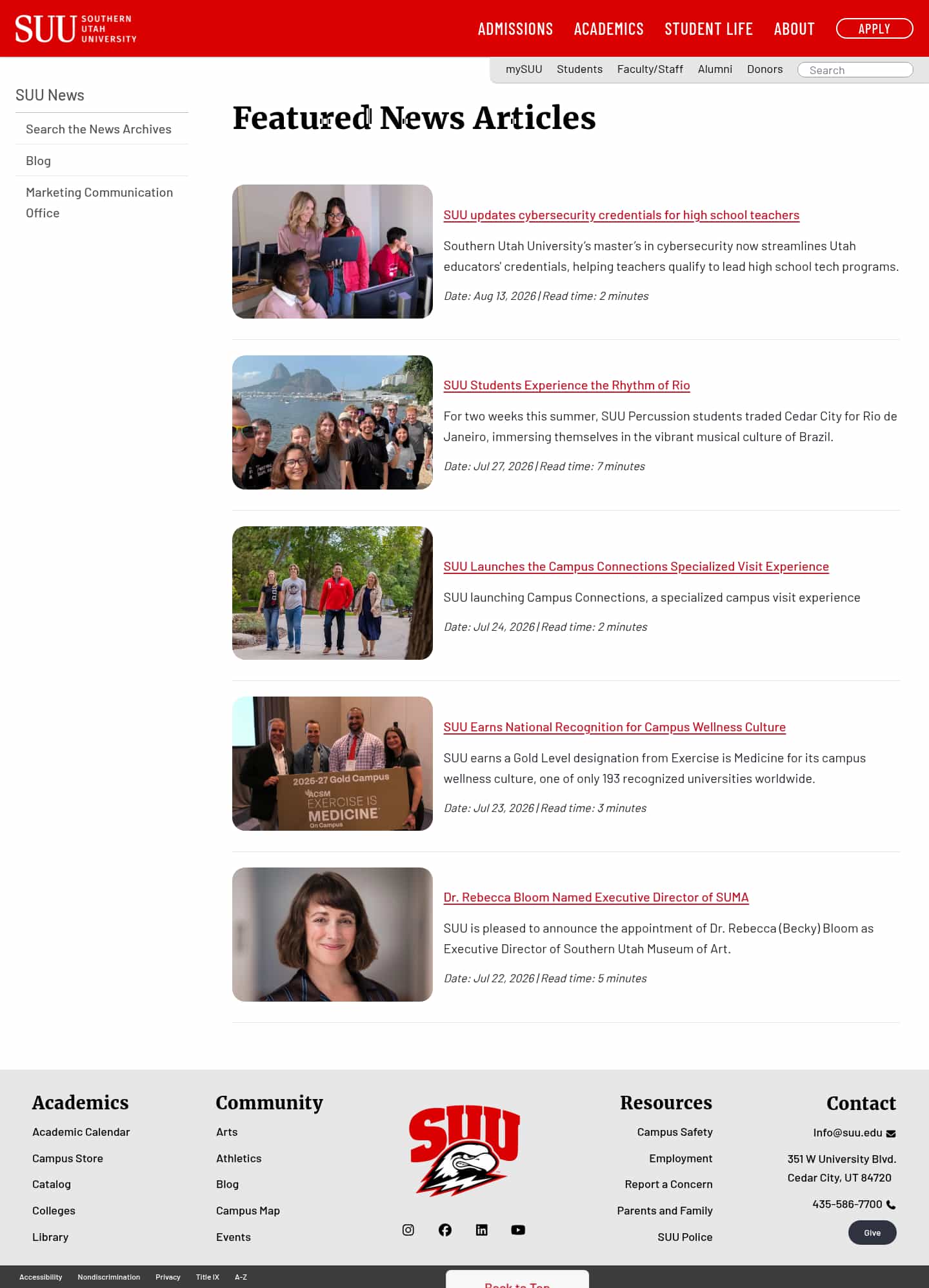 Latest website image capture
