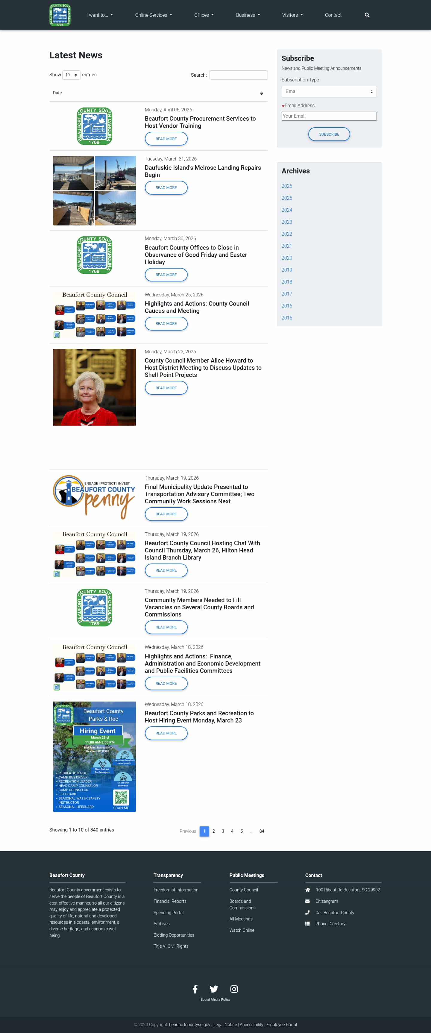 Latest website image capture