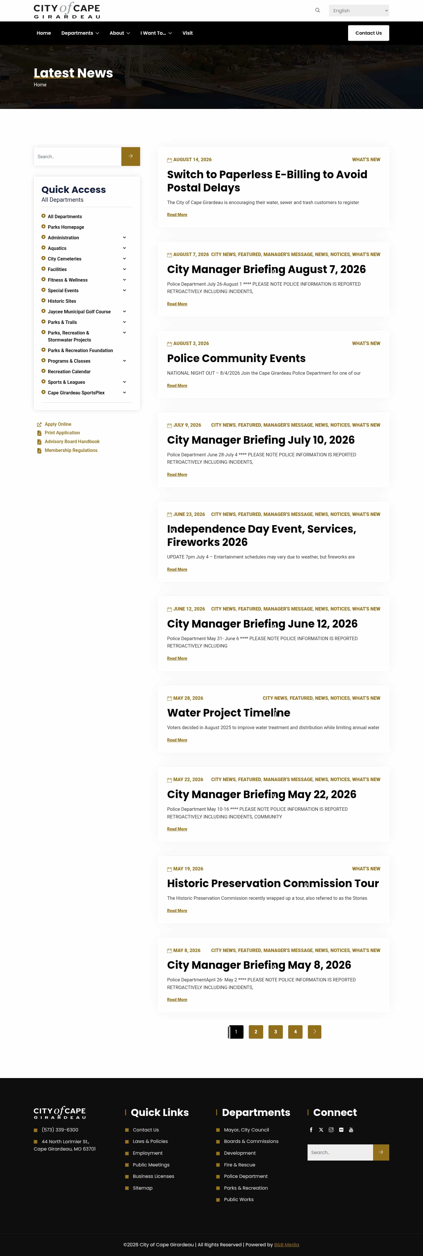 Latest website image capture