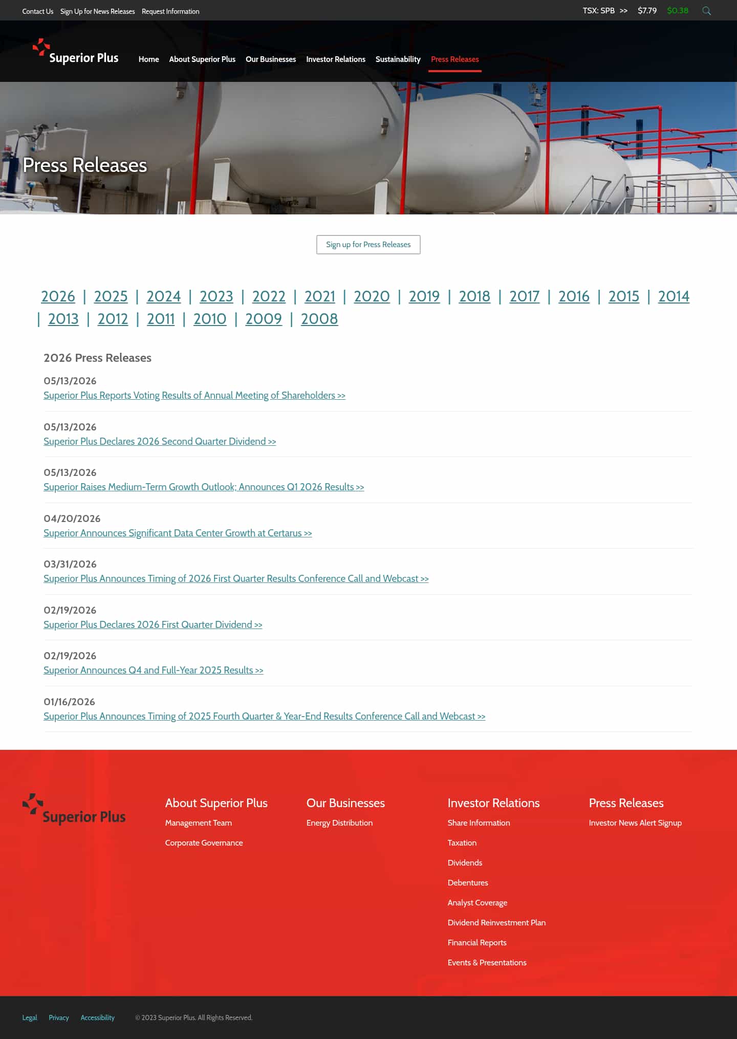 Latest website image capture