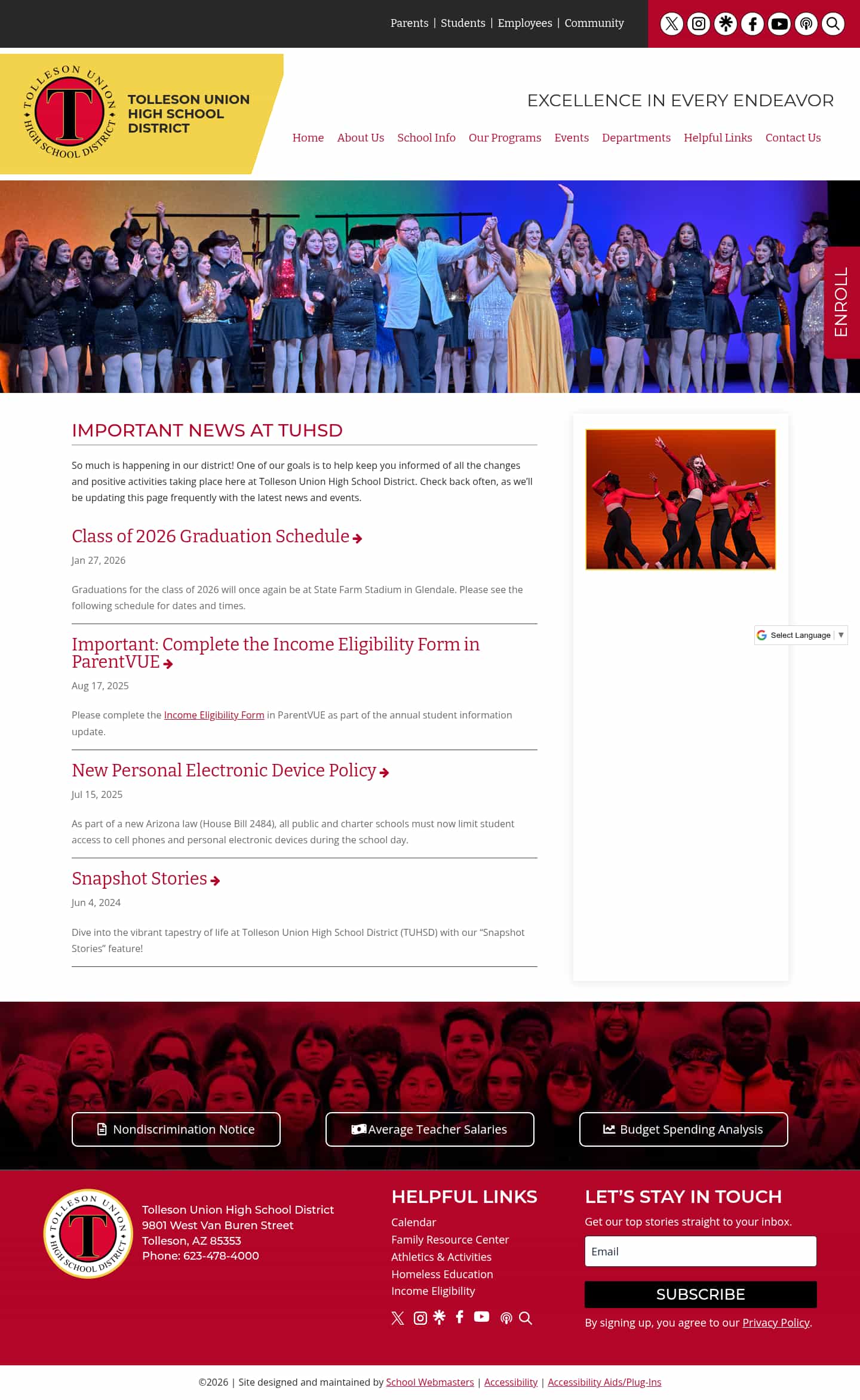 Latest website image capture