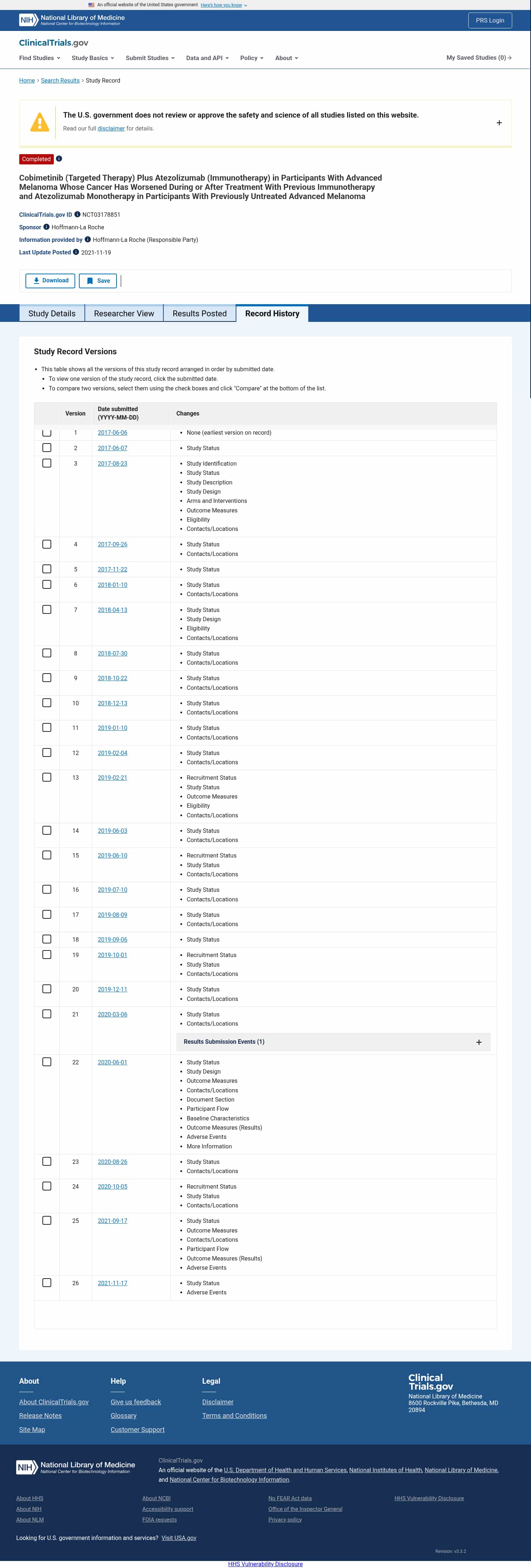 Latest website image capture